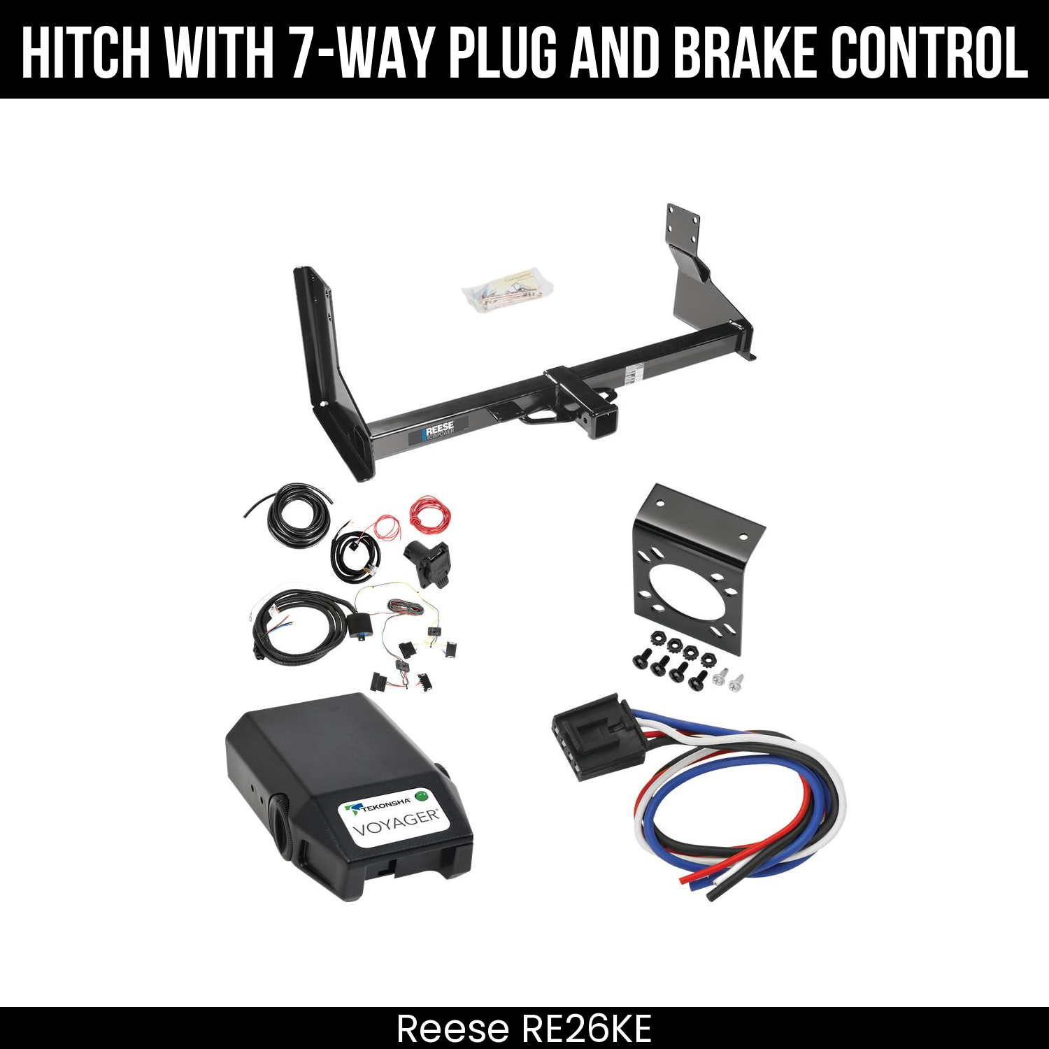 Trailer Hitch , 7-Way , Tekonsha Voyager Brake Control