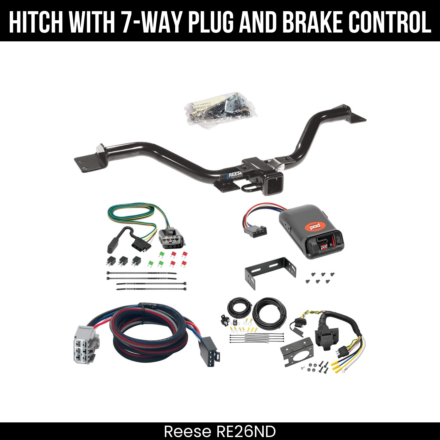 Trailer Hitch , 7-Way , Pro Series POD Brake Control