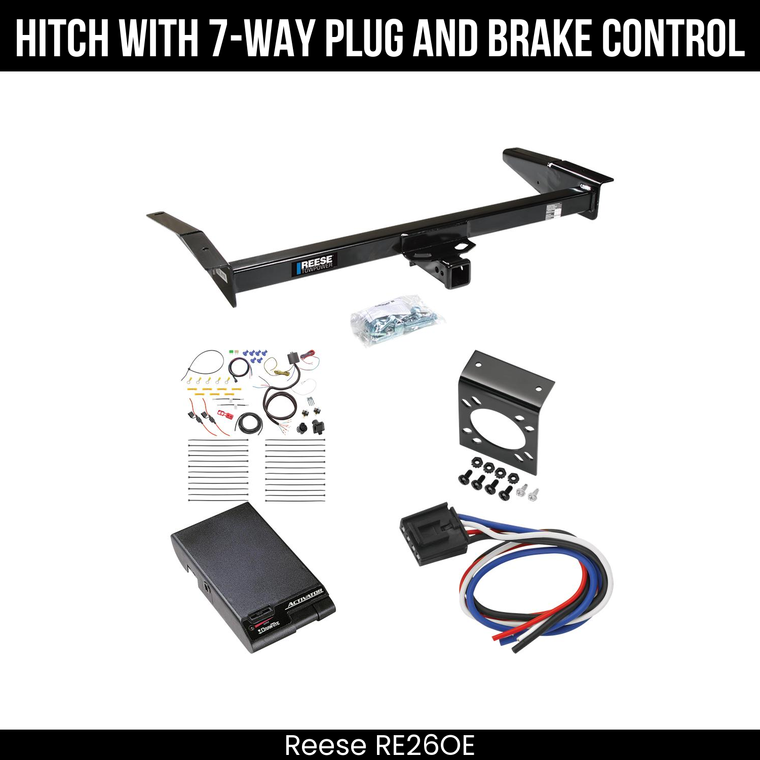 Trailer Hitch , 7-Way , Draw-Tite Activator Brake Control