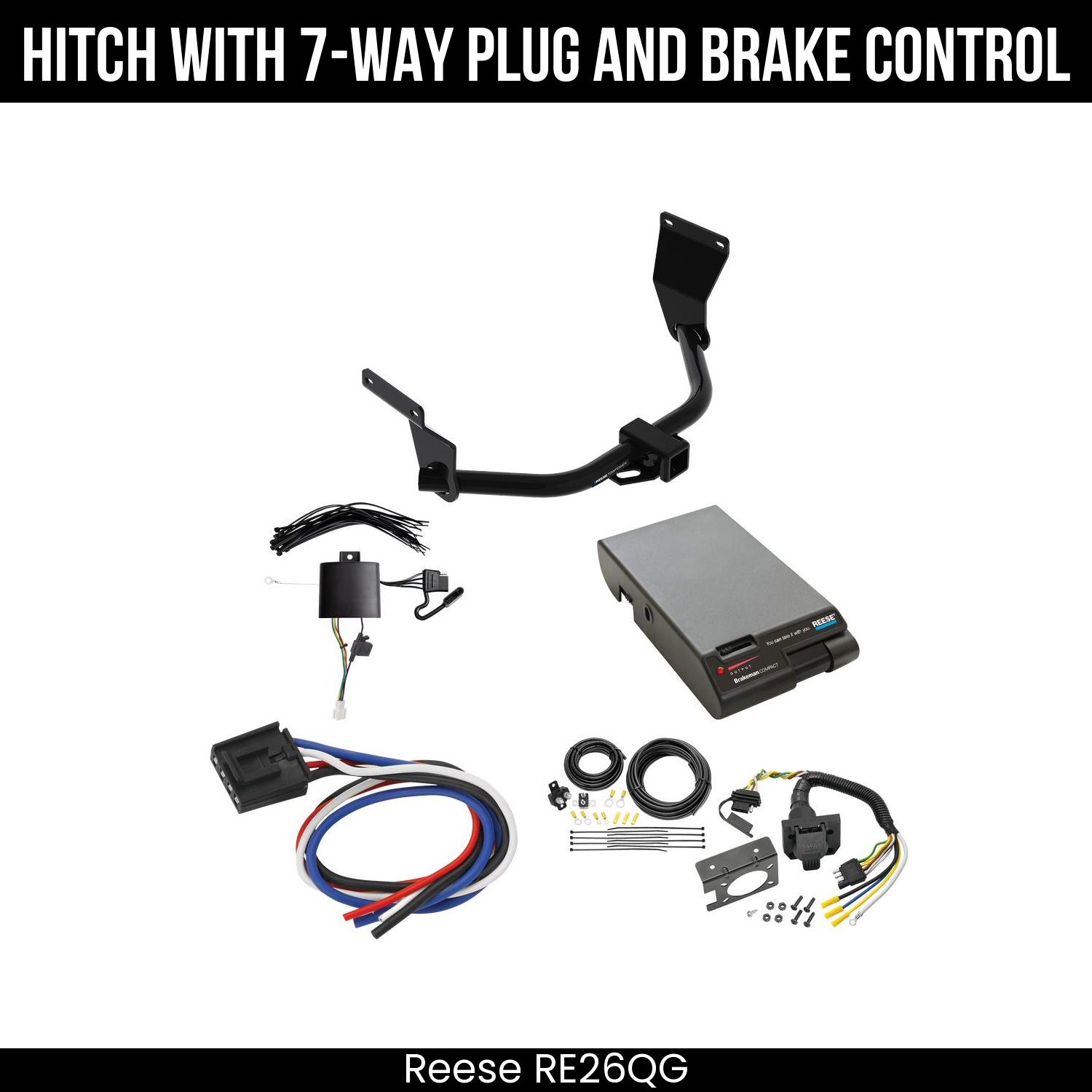 Trailer Hitch , 7-Way , Reese Brakeman Brake Control