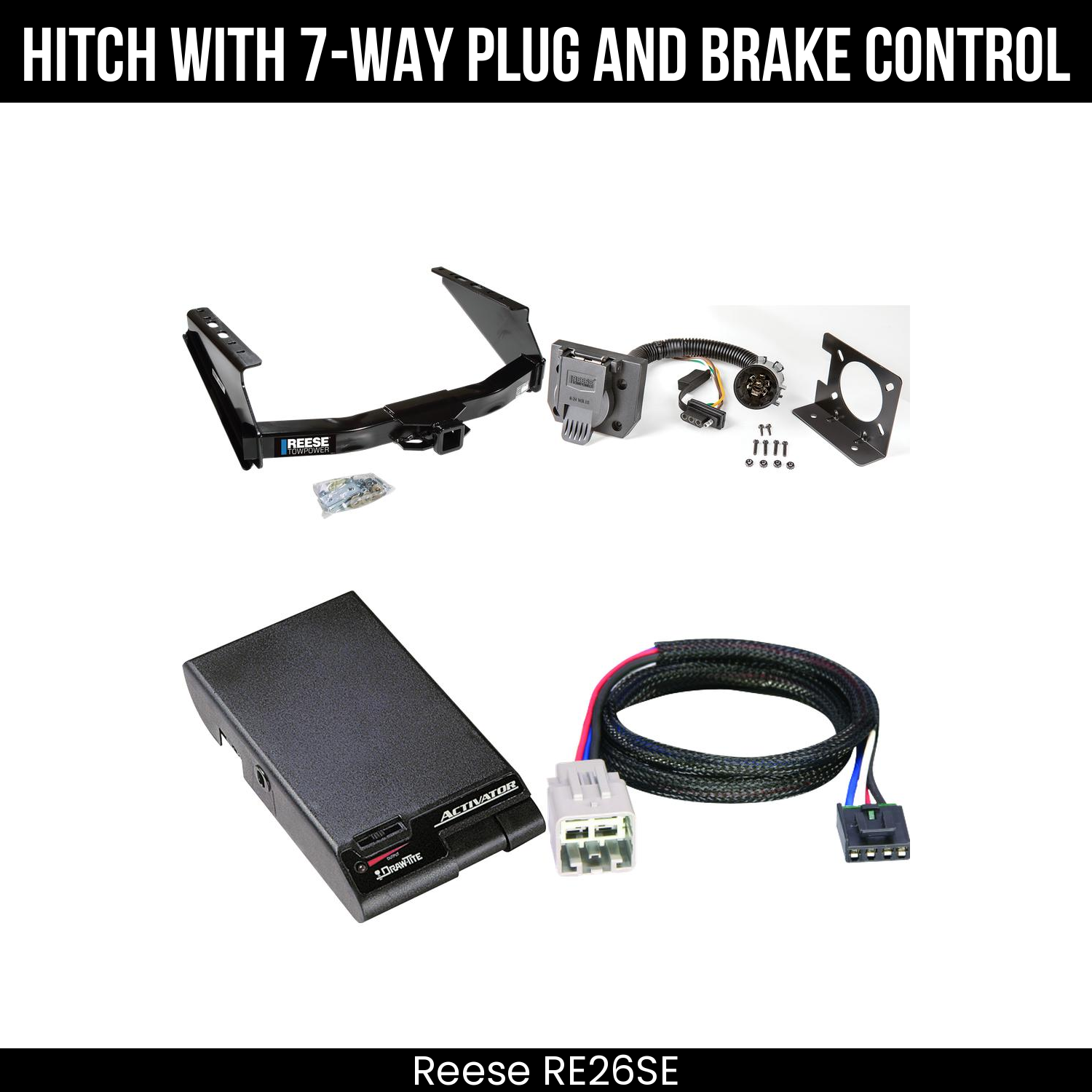 Trailer Hitch , 7-Way , Draw-Tite Activator Brake Control