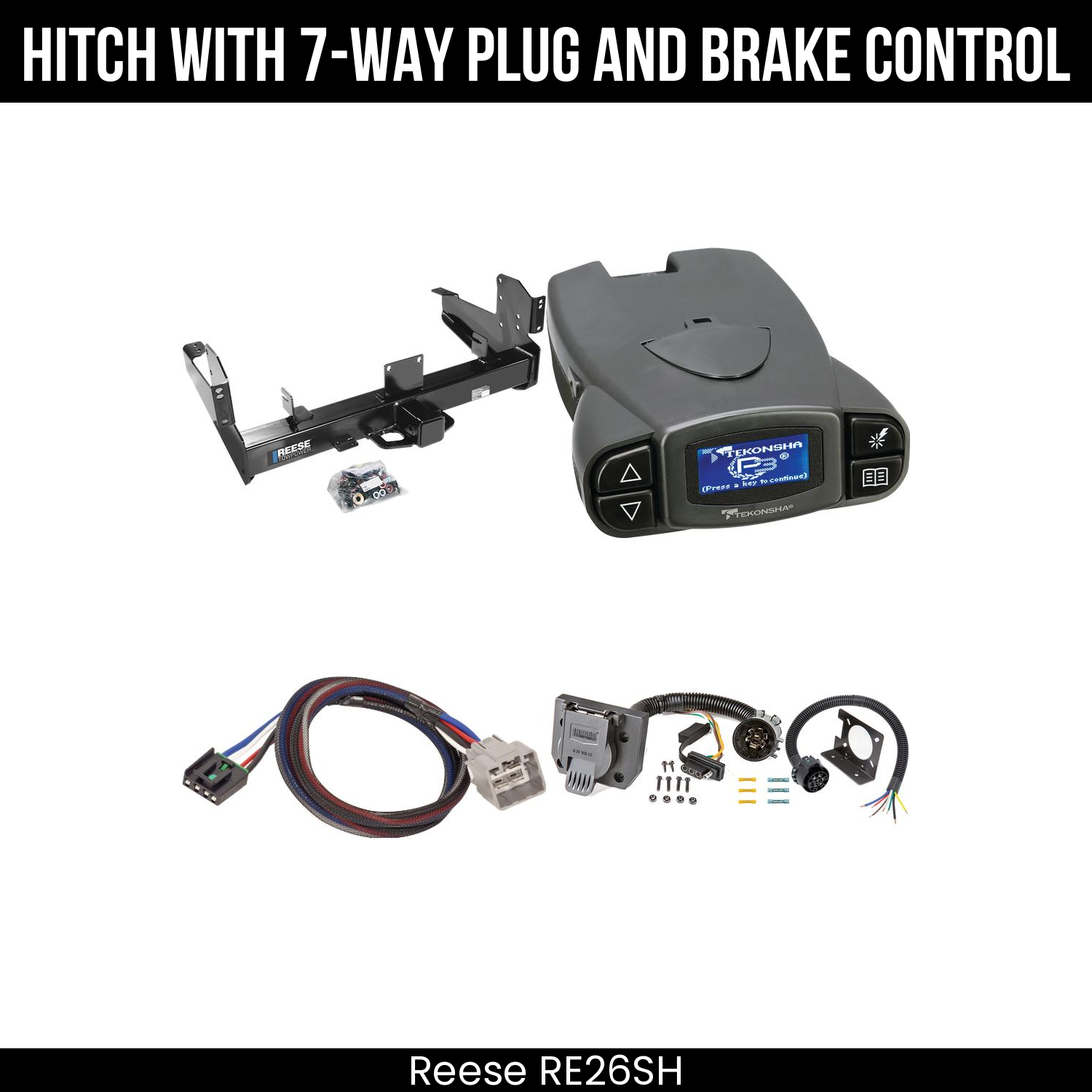 Trailer Hitch , 7-Way , Tekonsha Prodigy P3 Brake Control