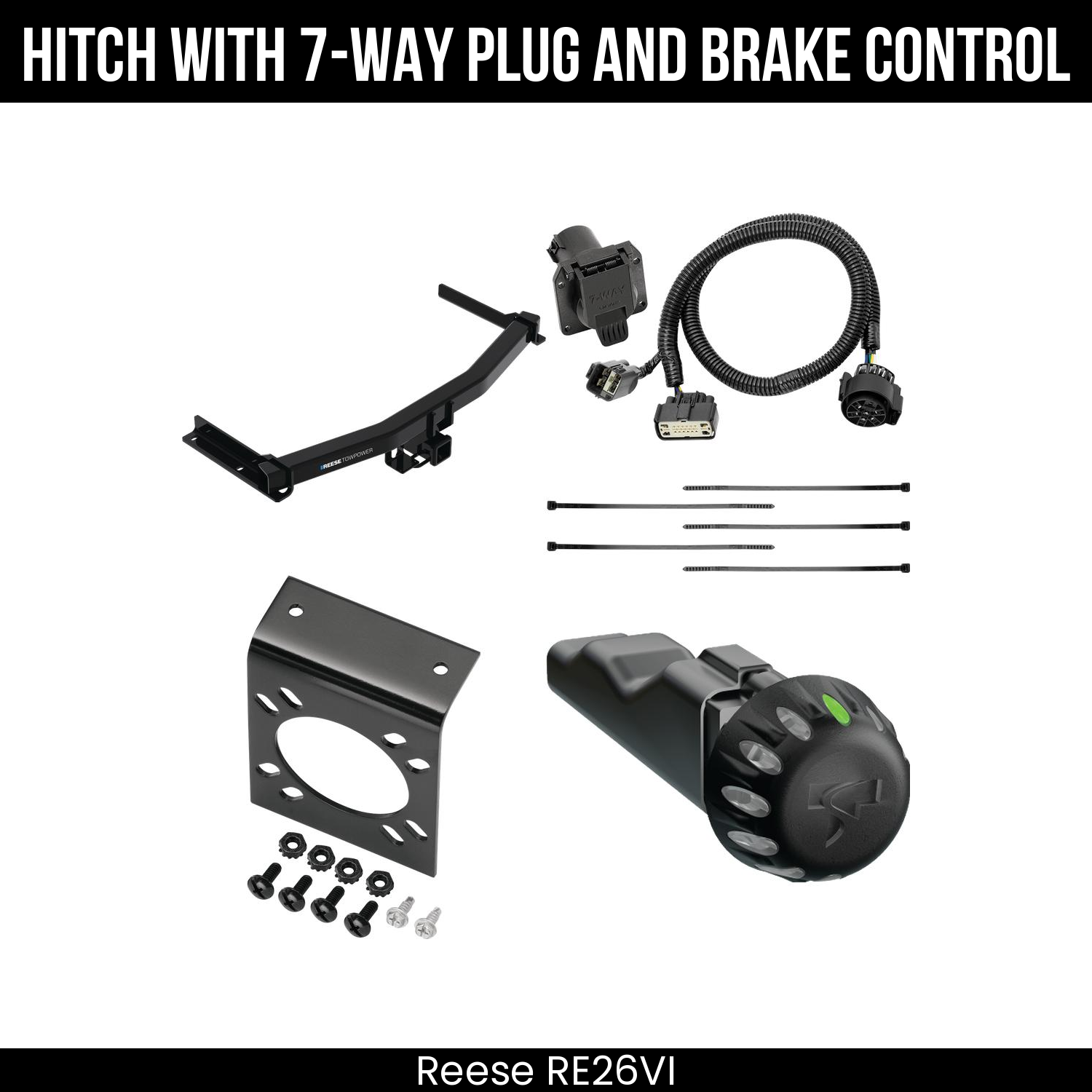 Trailer Hitch , 7-Way , Tekonsha Voyager iD Smart Brake Control