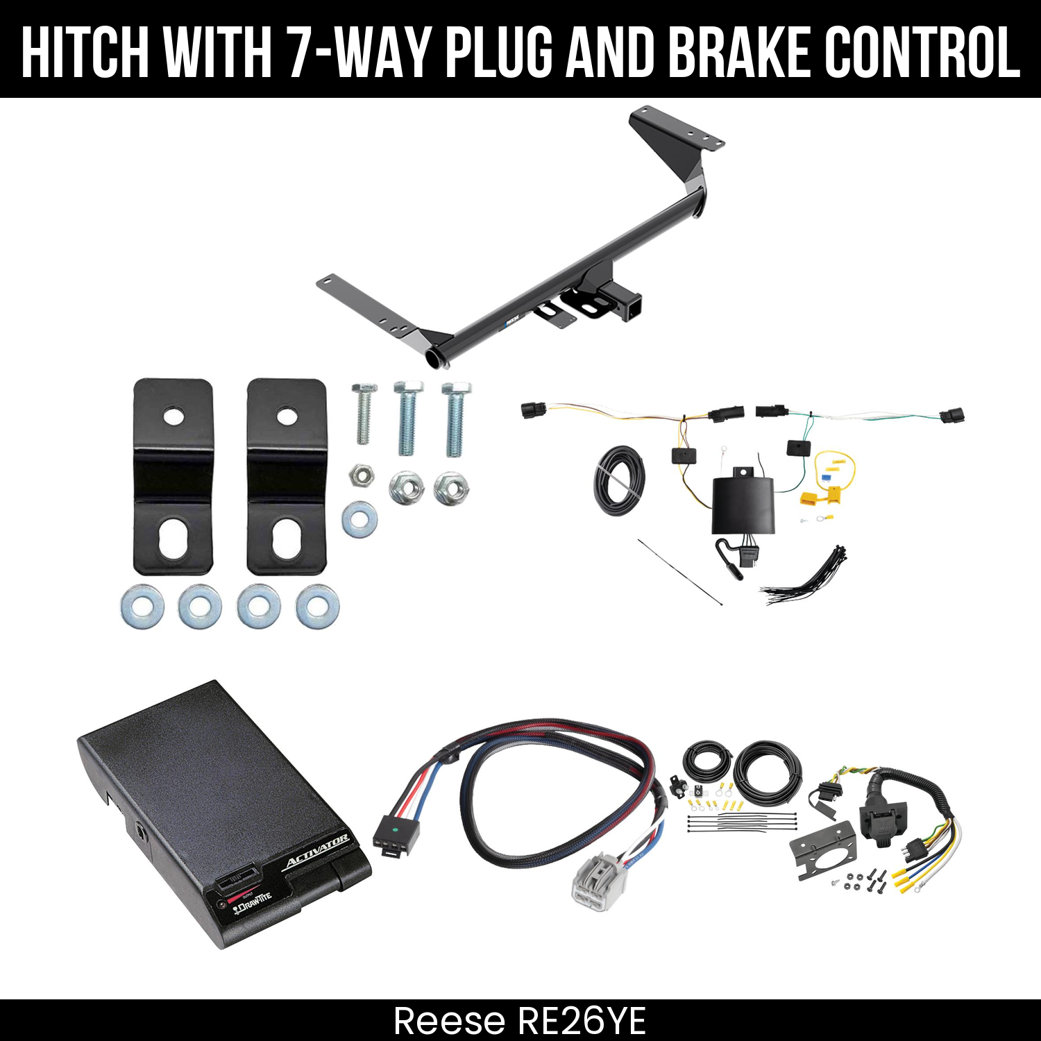Trailer Hitch , 7-Way , Draw-Tite Activator Brake Control