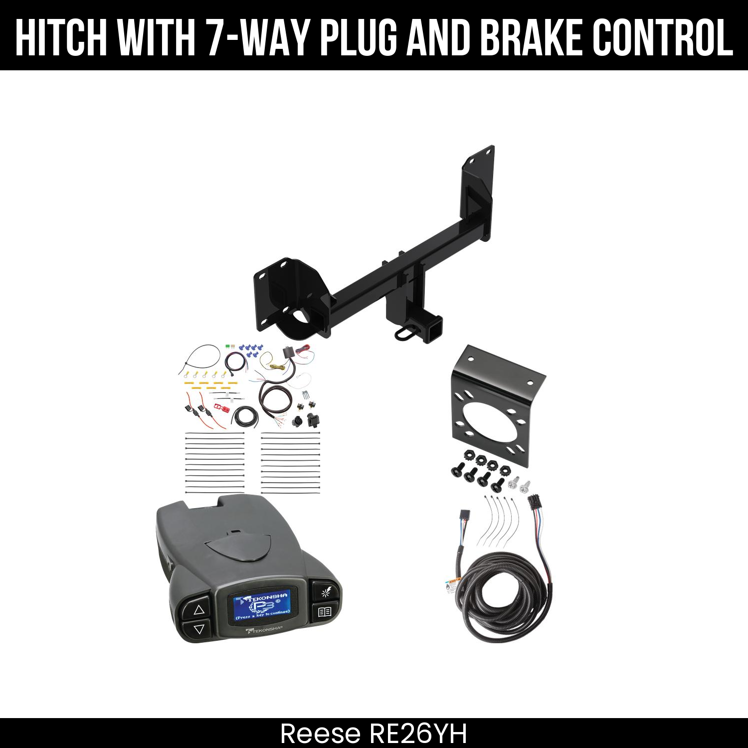 Trailer Hitch , 7-Way , Tekonsha Prodigy P3 Brake Control