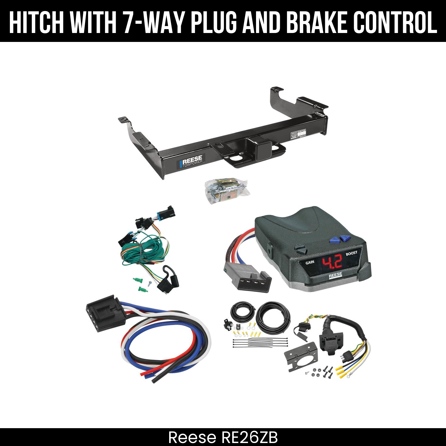Trailer Hitch , 7-Way , Reese Brake EVN Control
