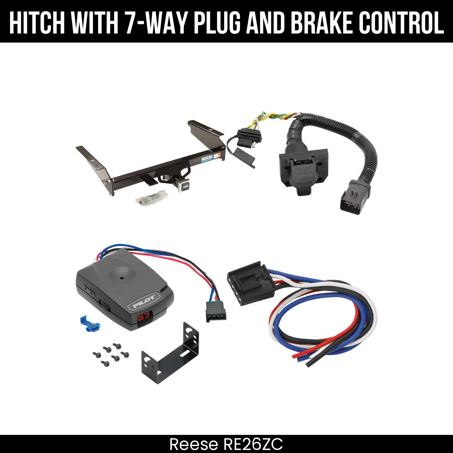 Trailer Hitch , 7-Way , Pro Series Pilot Brake Control
