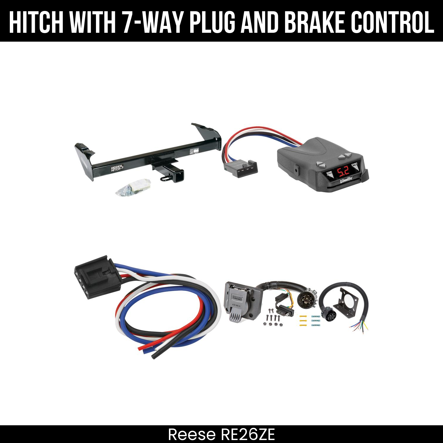 Trailer Hitch , 7-Way , Draw-Tite Activator IV Brake Control