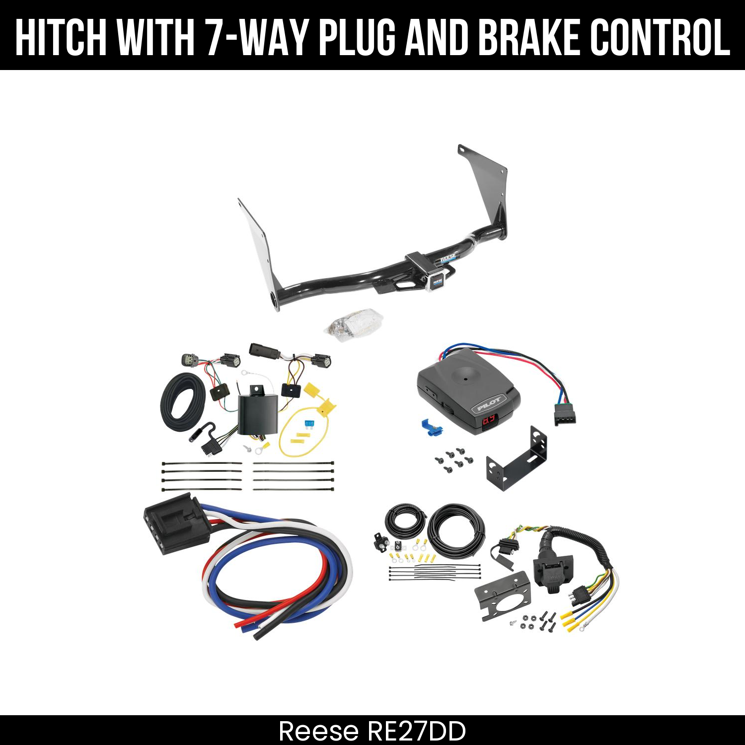 Trailer Hitch , 7-Way , Pro Series Pilot Brake Control