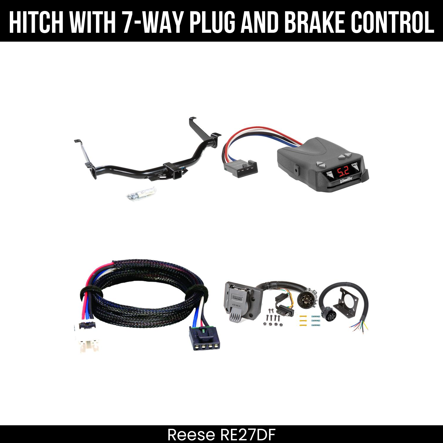 Trailer Hitch , 7-Way , Draw-Tite Activator IV Brake Control