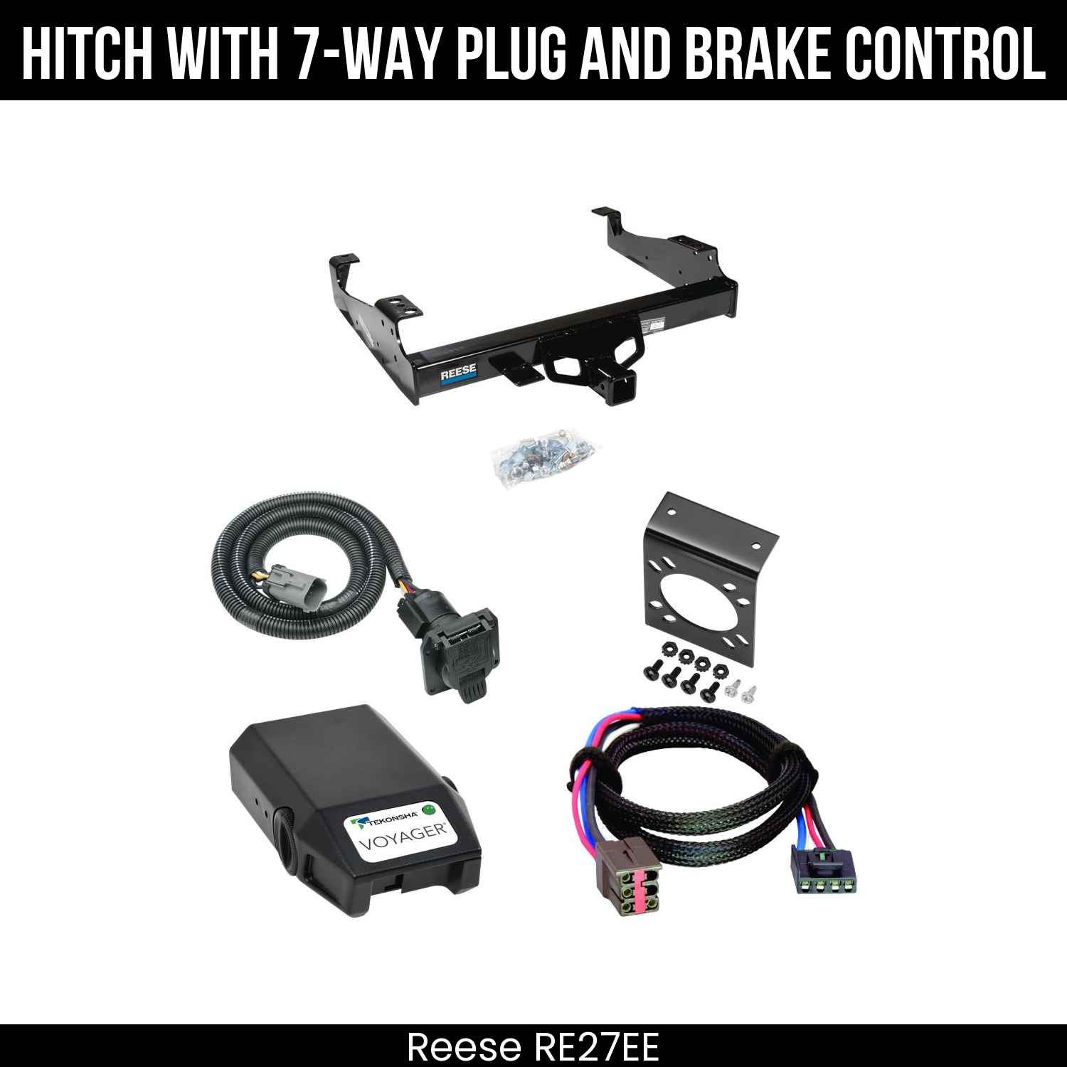 Trailer Hitch , 7-Way , Tekonsha Voyager Brake Control