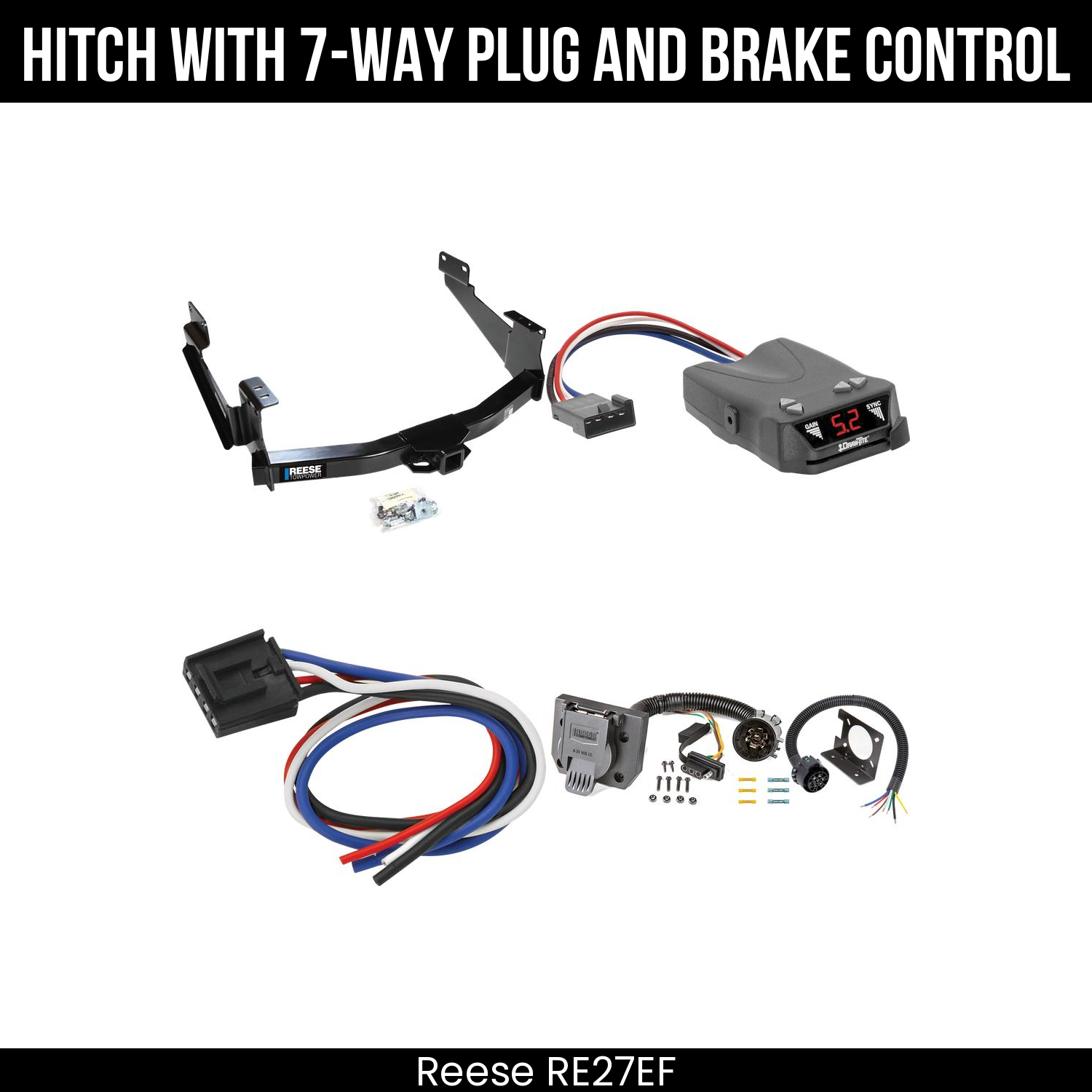 Trailer Hitch , 7-Way , Draw-Tite Activator IV Brake Control