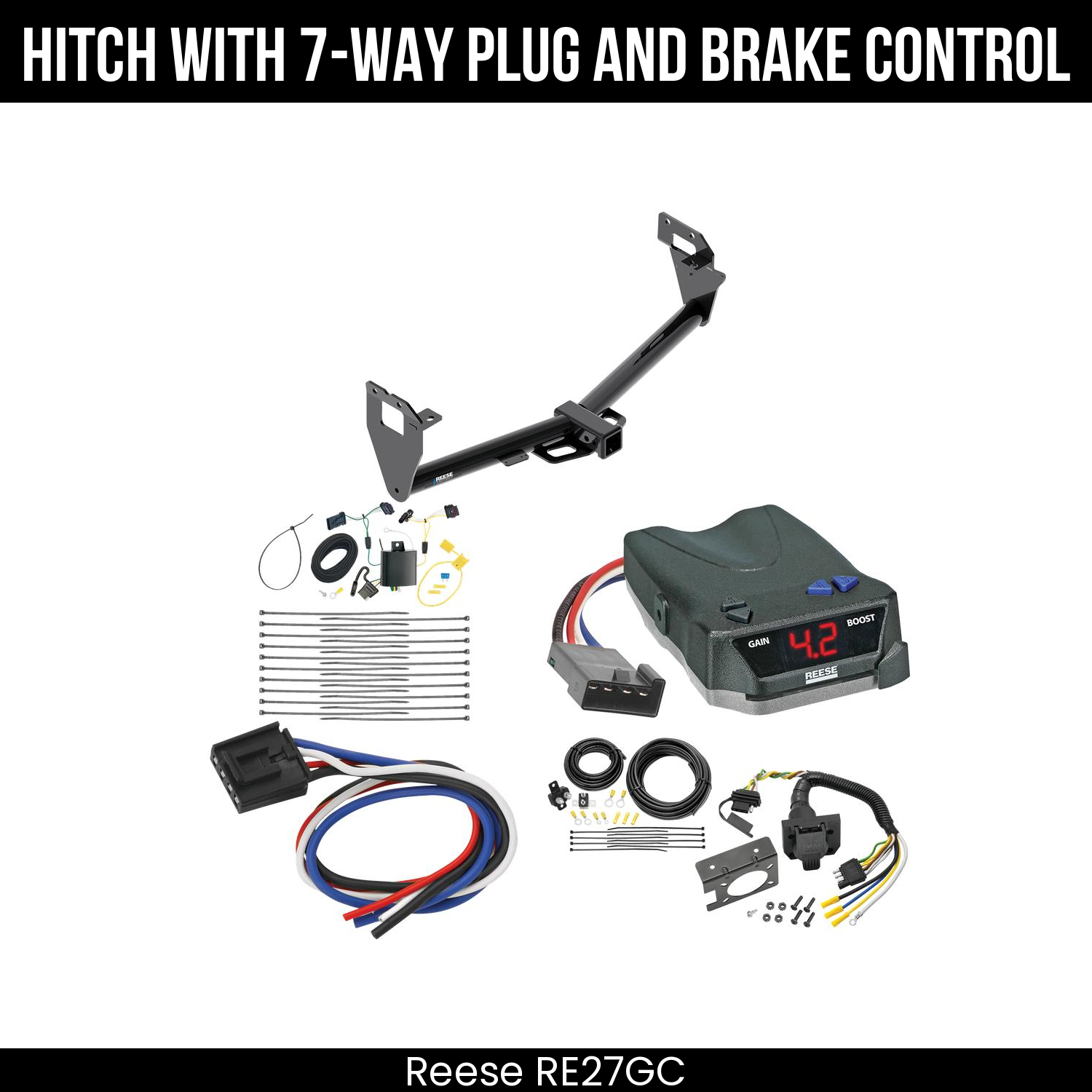 Trailer Hitch , 7-Way , Reese Brake EVN Control