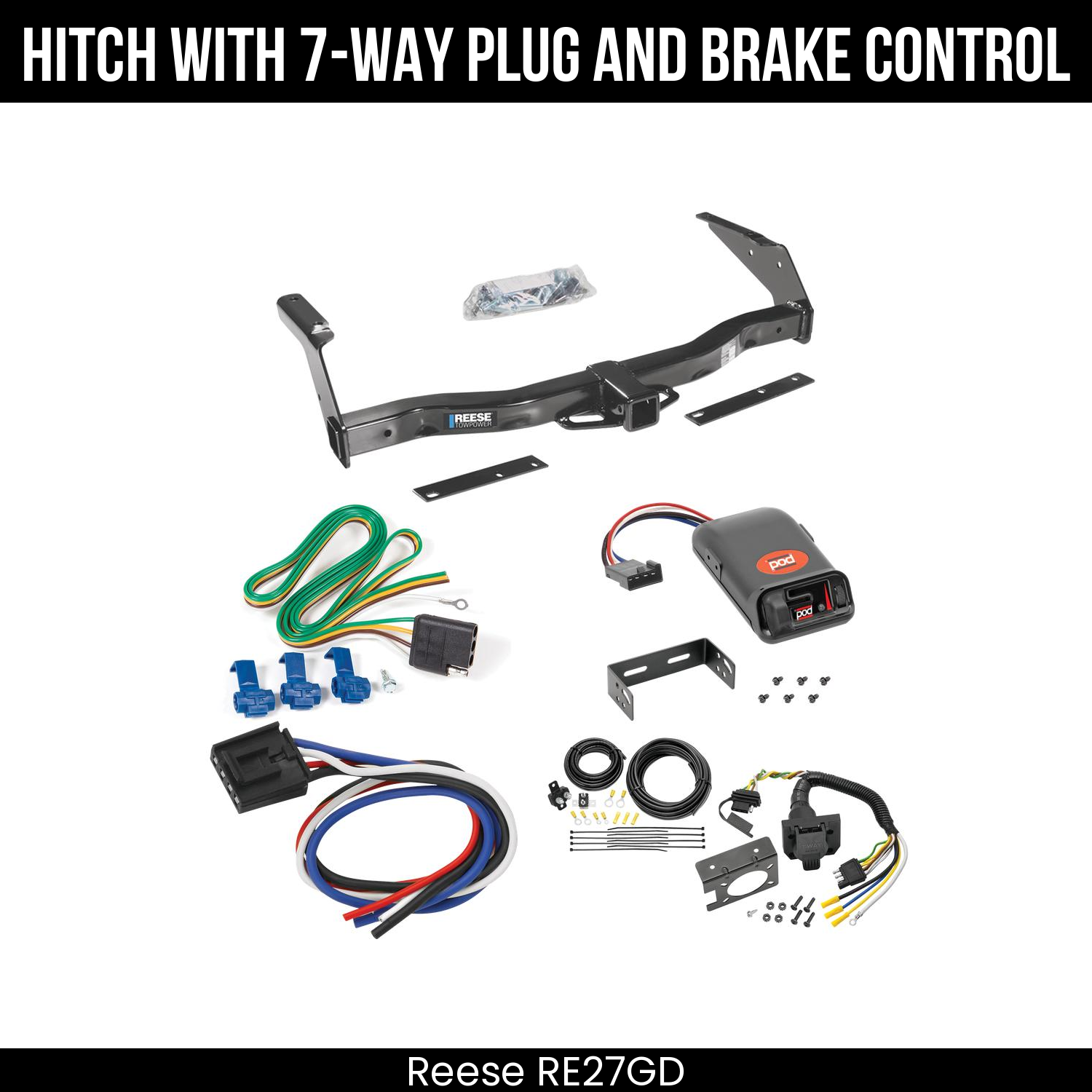 Trailer Hitch , 7-Way , Pro Series POD Brake Control