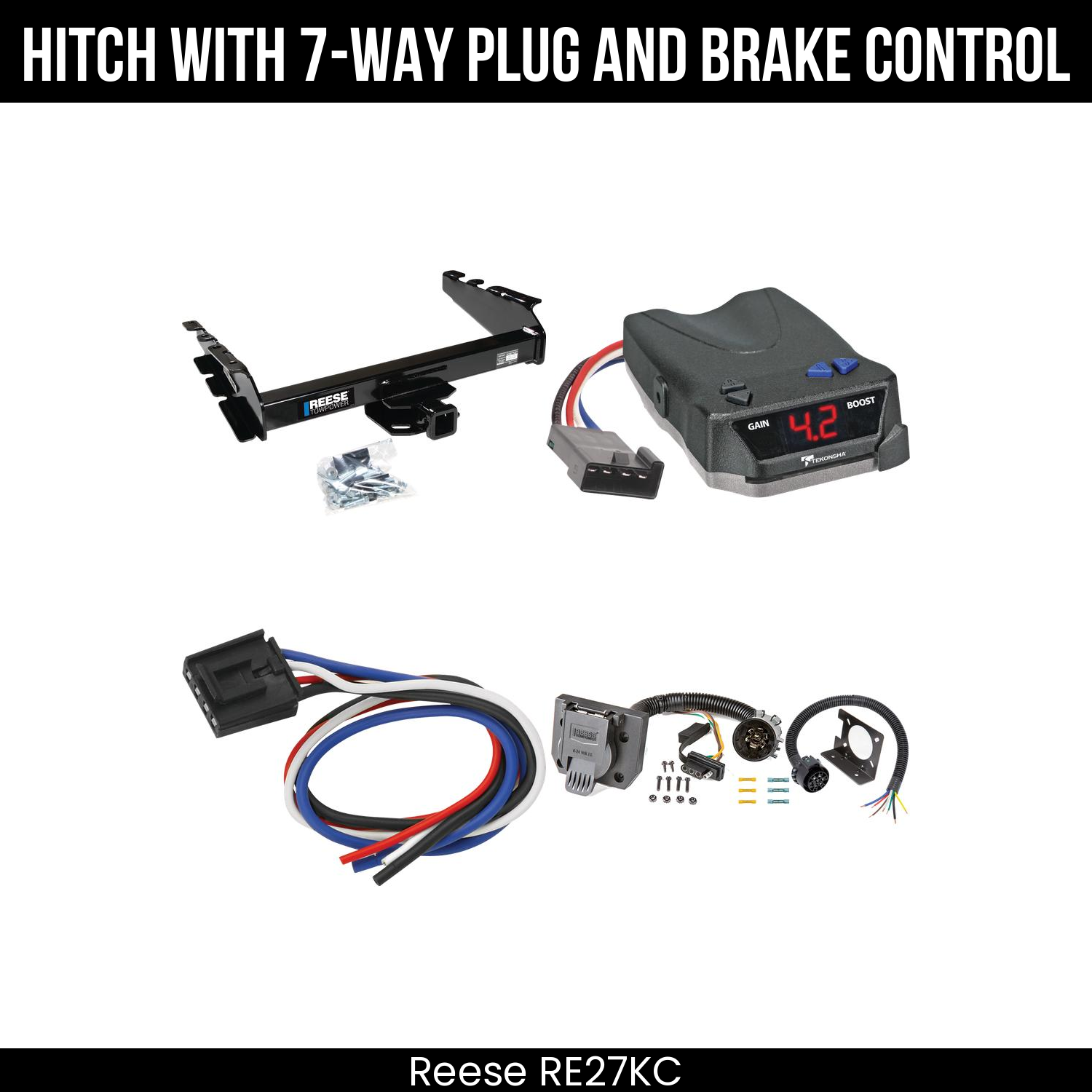 Trailer Hitch , 7-Way , Tekonsha Brake EVN Control