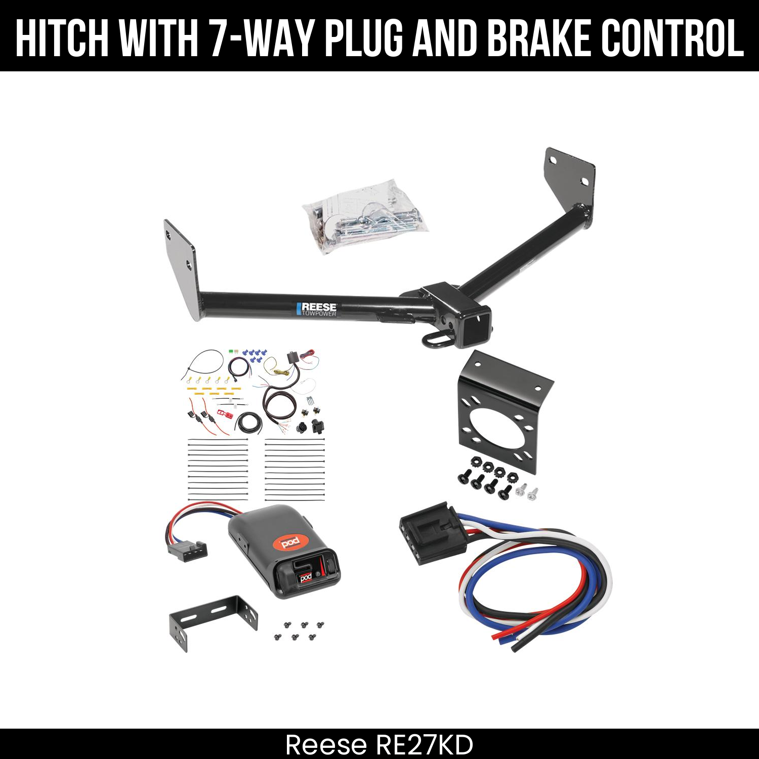 Trailer Hitch , 7-Way , Pro Series POD Brake Control
