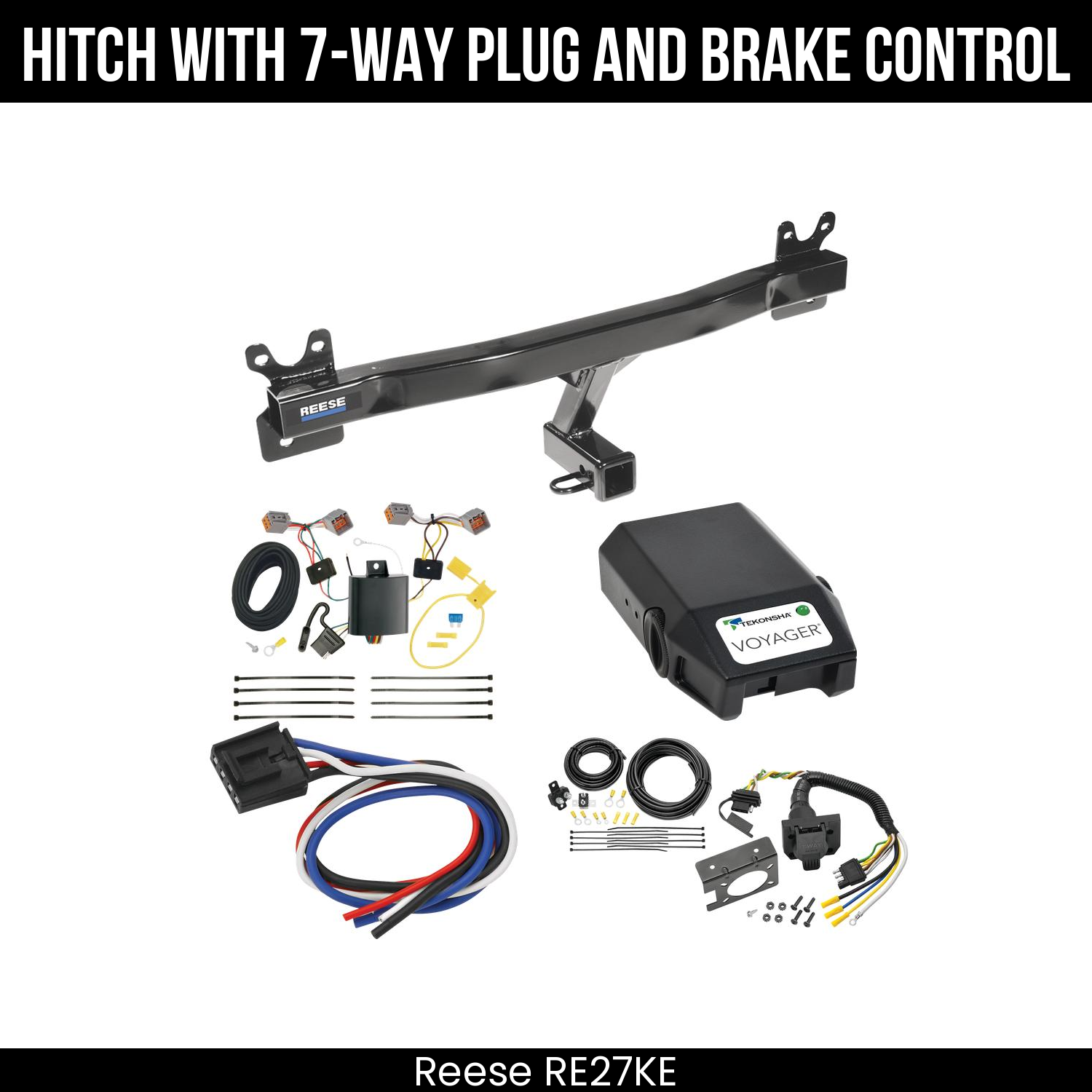 Trailer Hitch , 7-Way , Tekonsha Voyager Brake Control