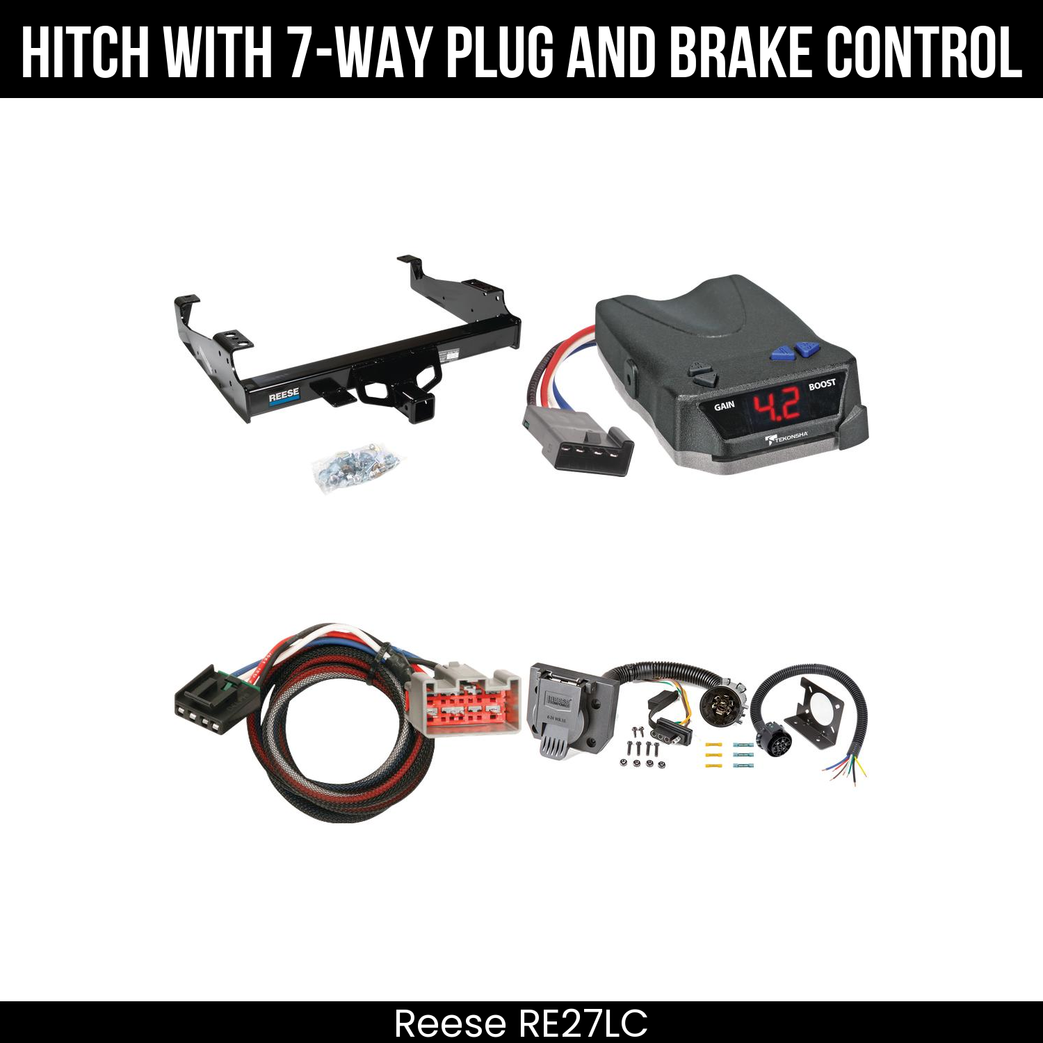Trailer Hitch , 7-Way , Tekonsha Brake EVN Control