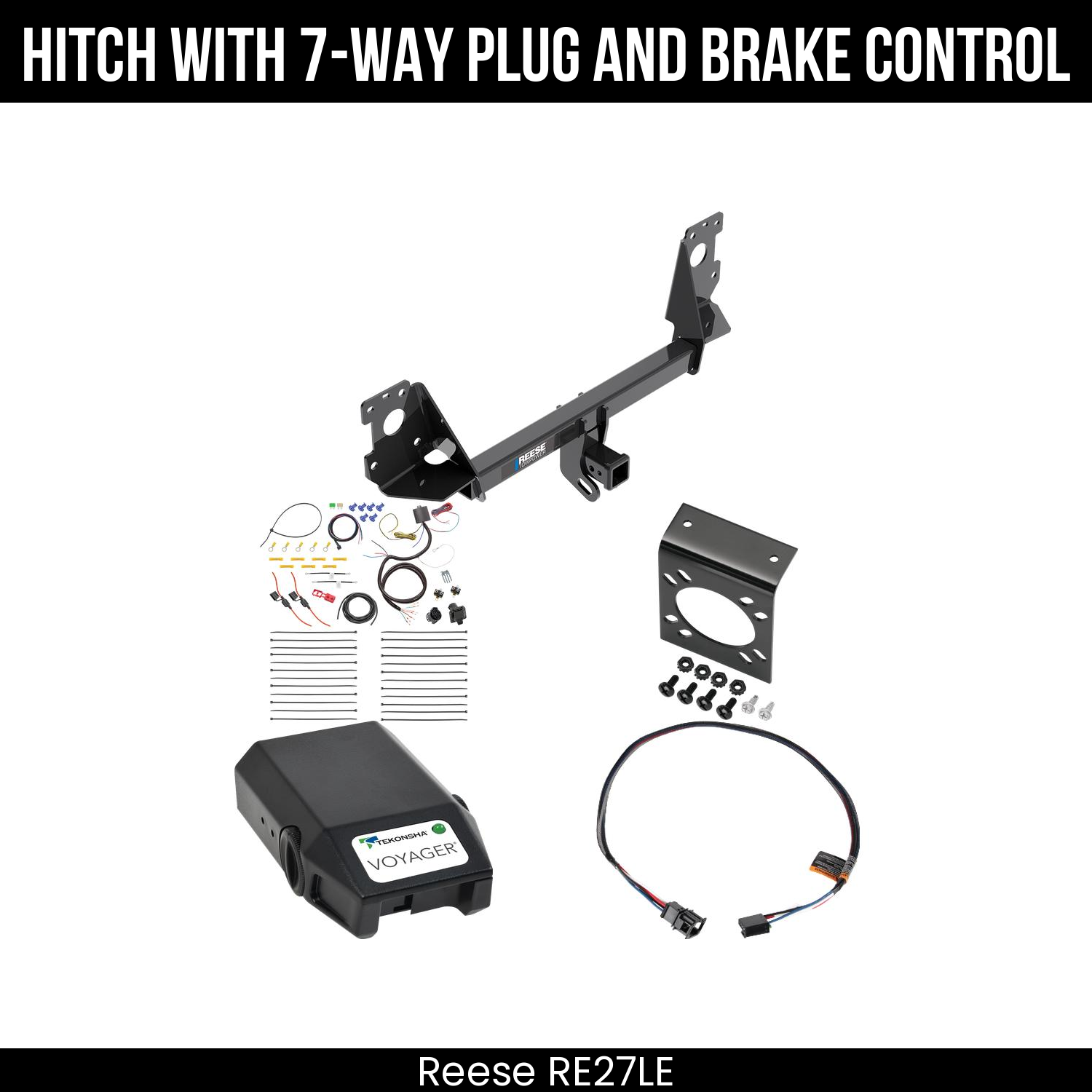 Trailer Hitch , 7-Way , Tekonsha Voyager Brake Control