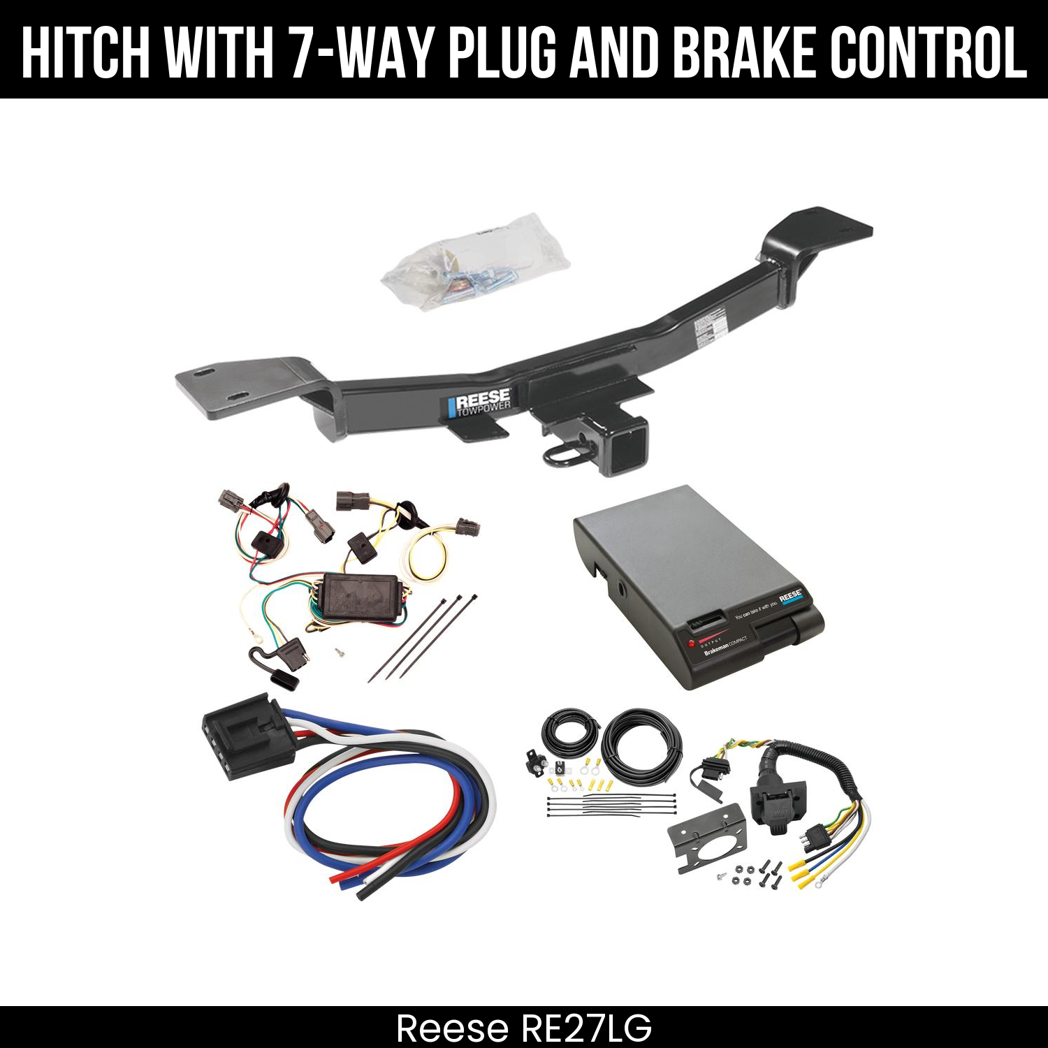 Trailer Hitch , 7-Way , Reese Brakeman Brake Control