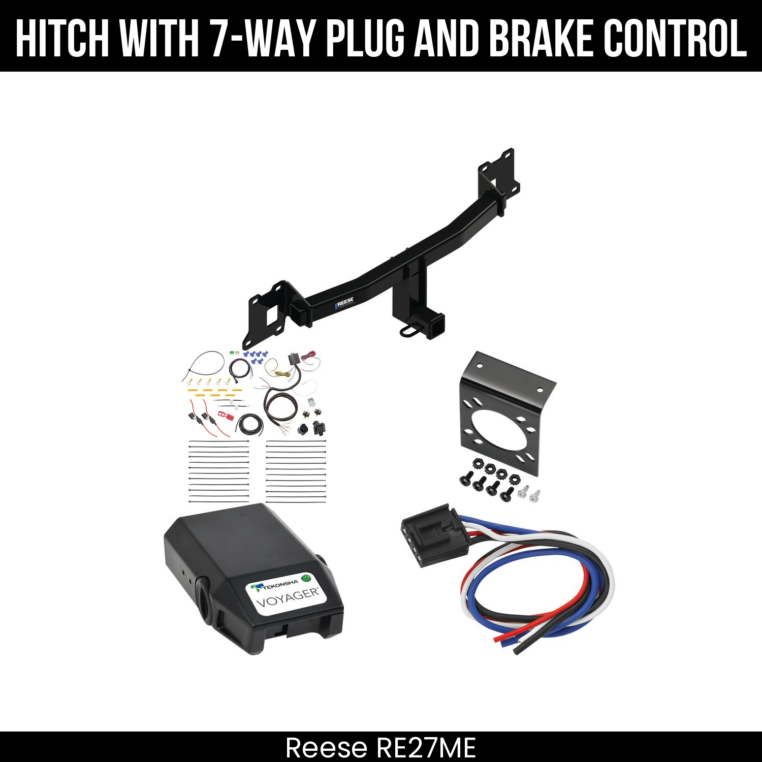 Trailer Hitch , 7-Way , Tekonsha Voyager Brake Control