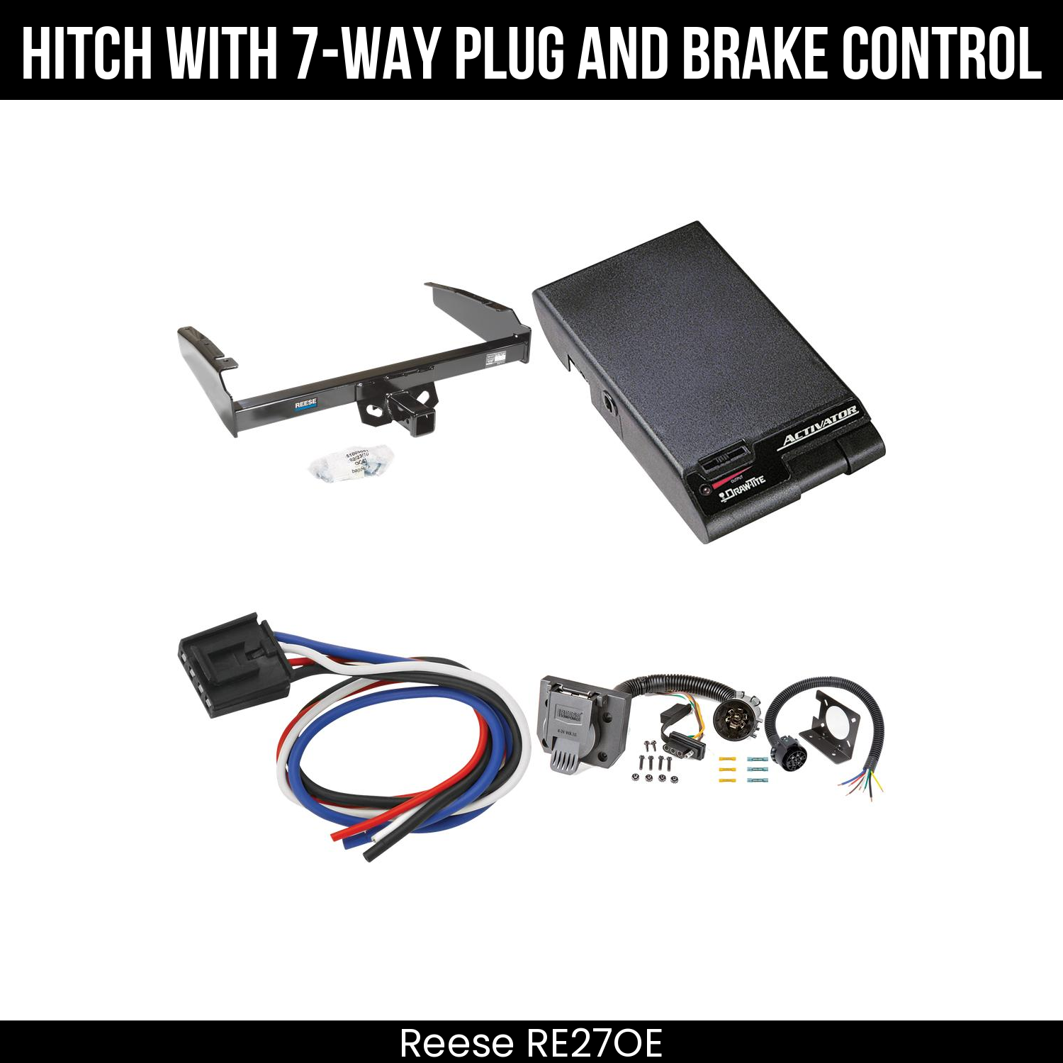Trailer Hitch , 7-Way , Draw-Tite Activator Brake Control