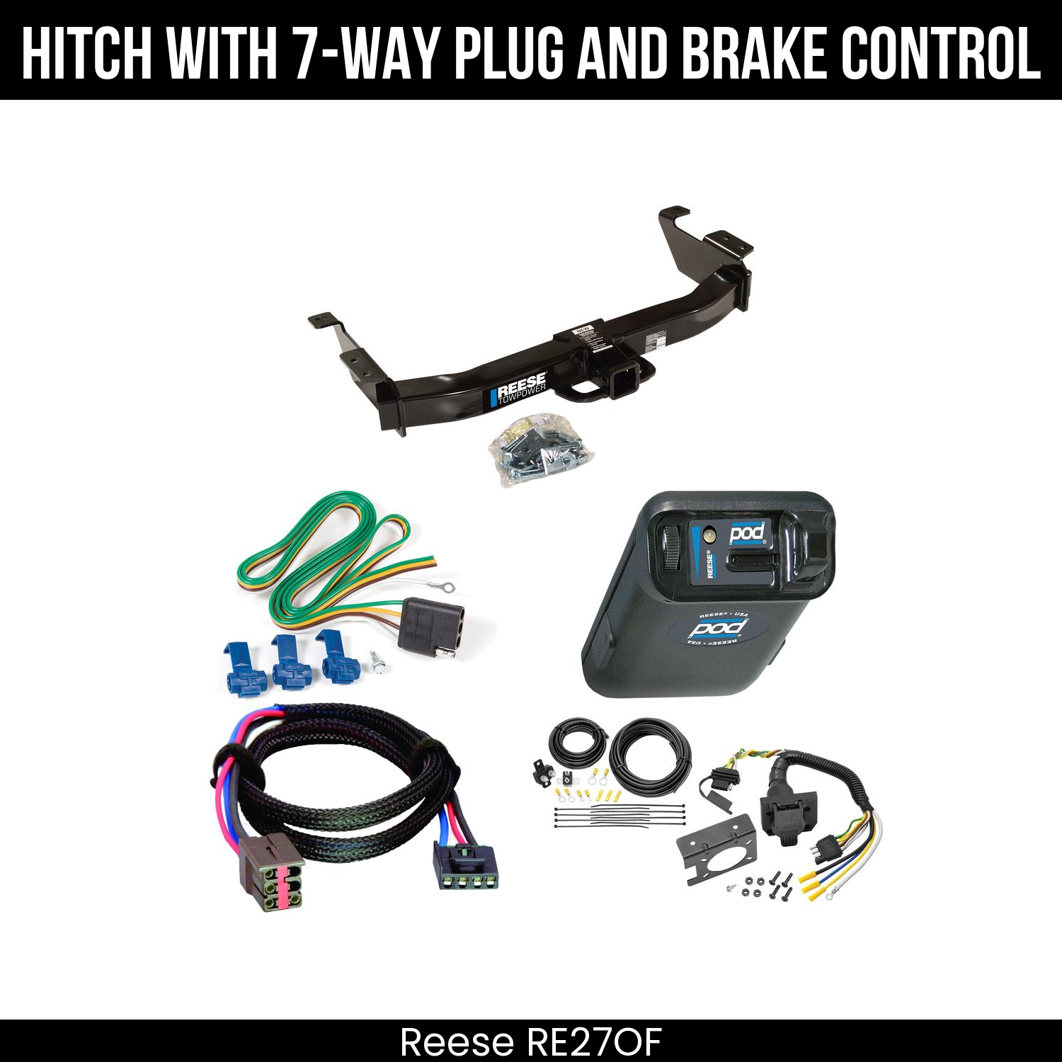 Trailer Hitch , 7-Way , Reese POD Brake Control