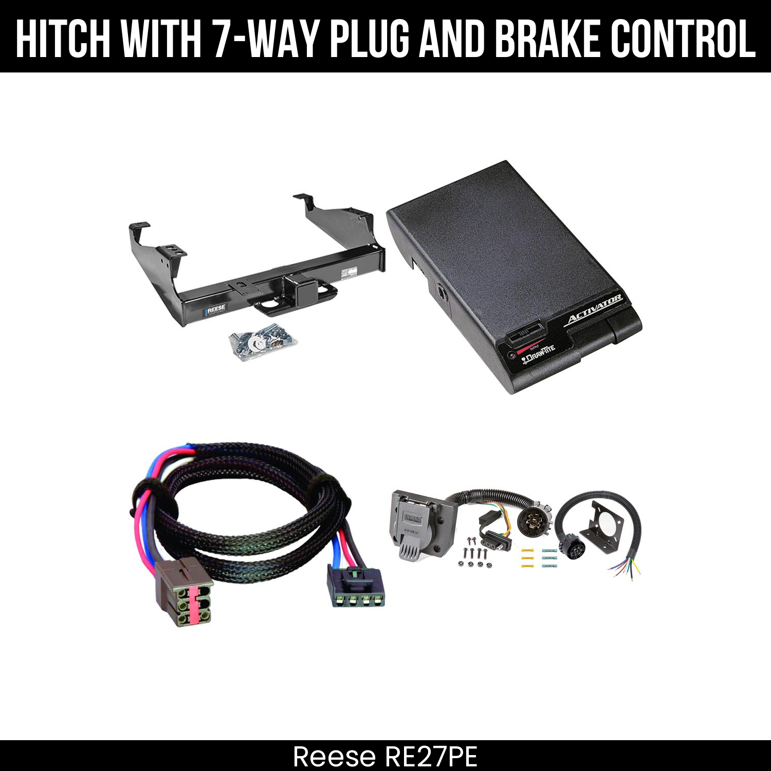Trailer Hitch , 7-Way , Draw-Tite Activator Brake Control