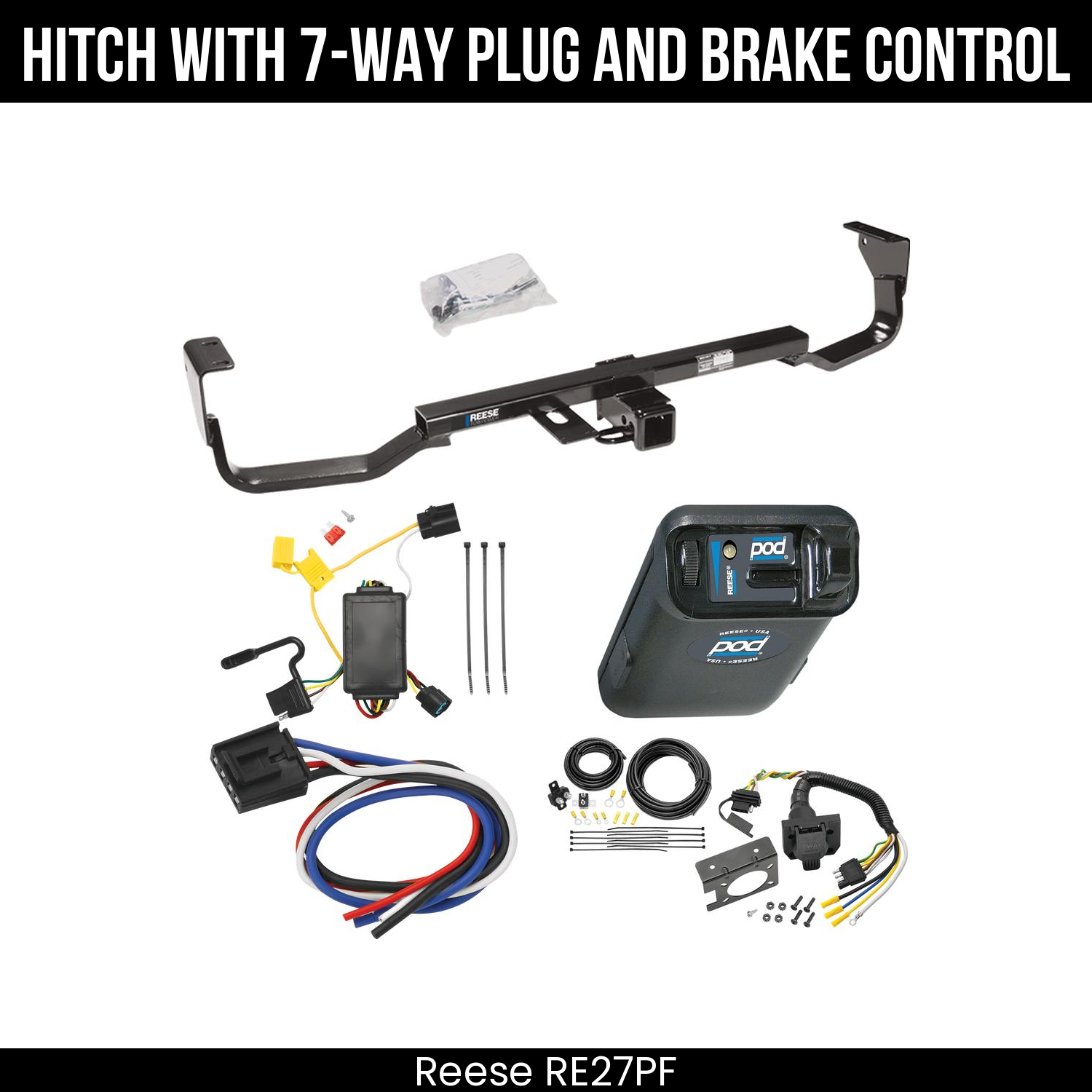 Trailer Hitch , 7-Way , Reese POD Brake Control