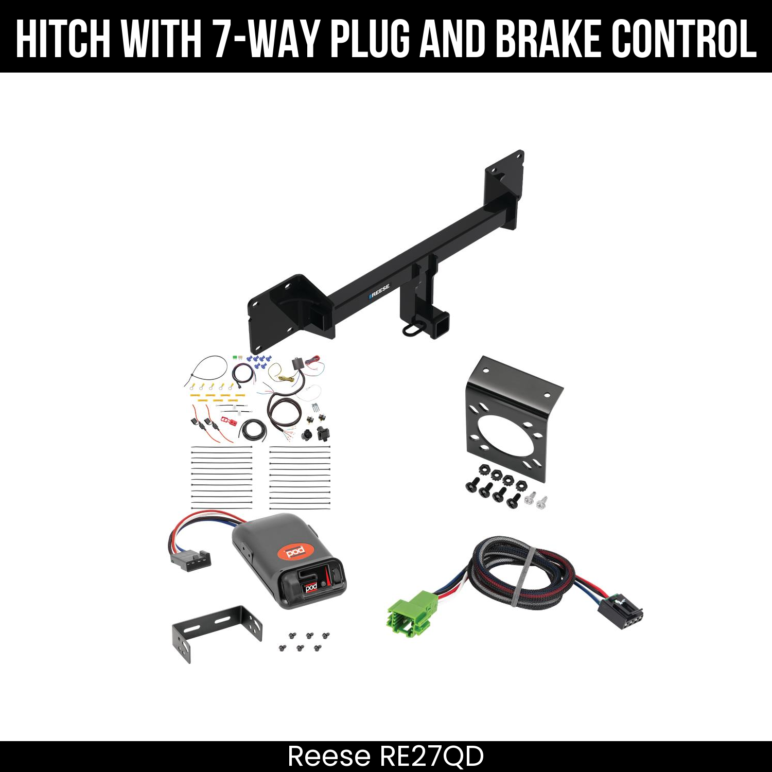 Trailer Hitch , 7-Way , Pro Series POD Brake Control