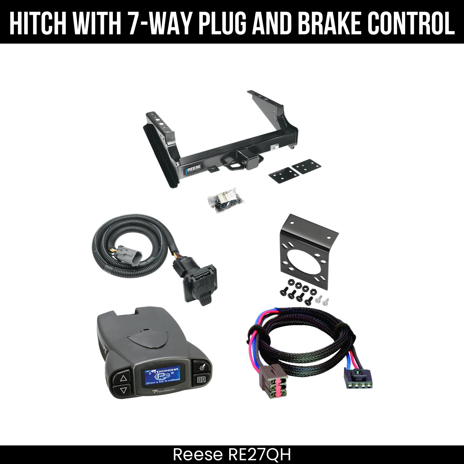 Trailer Hitch , 7-Way , Tekonsha Prodigy P3 Brake Control