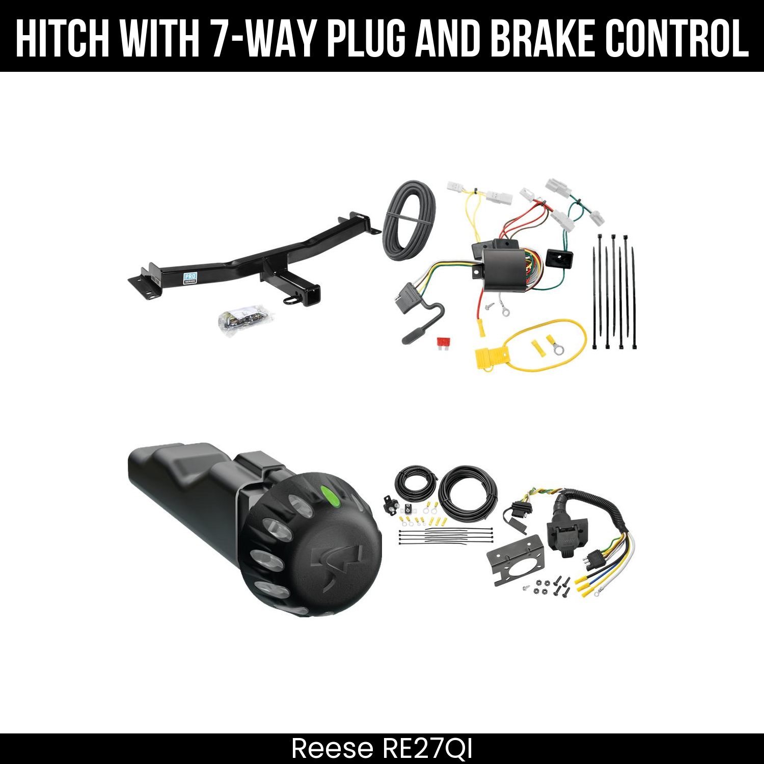 Trailer Hitch , 7-Way , Tekonsha Voyager iD Smart Brake Control