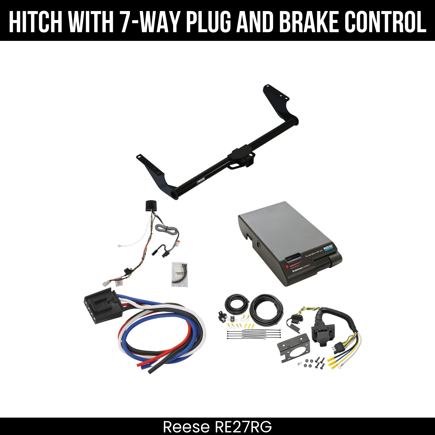 Trailer Hitch , 7-Way , Reese Brakeman Brake Control
