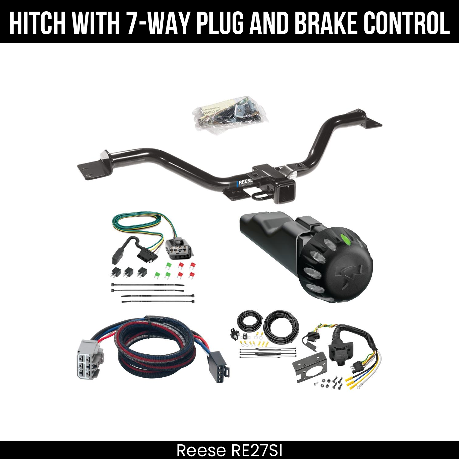 Trailer Hitch , 7-Way , Tekonsha Voyager iD Smart Brake Control