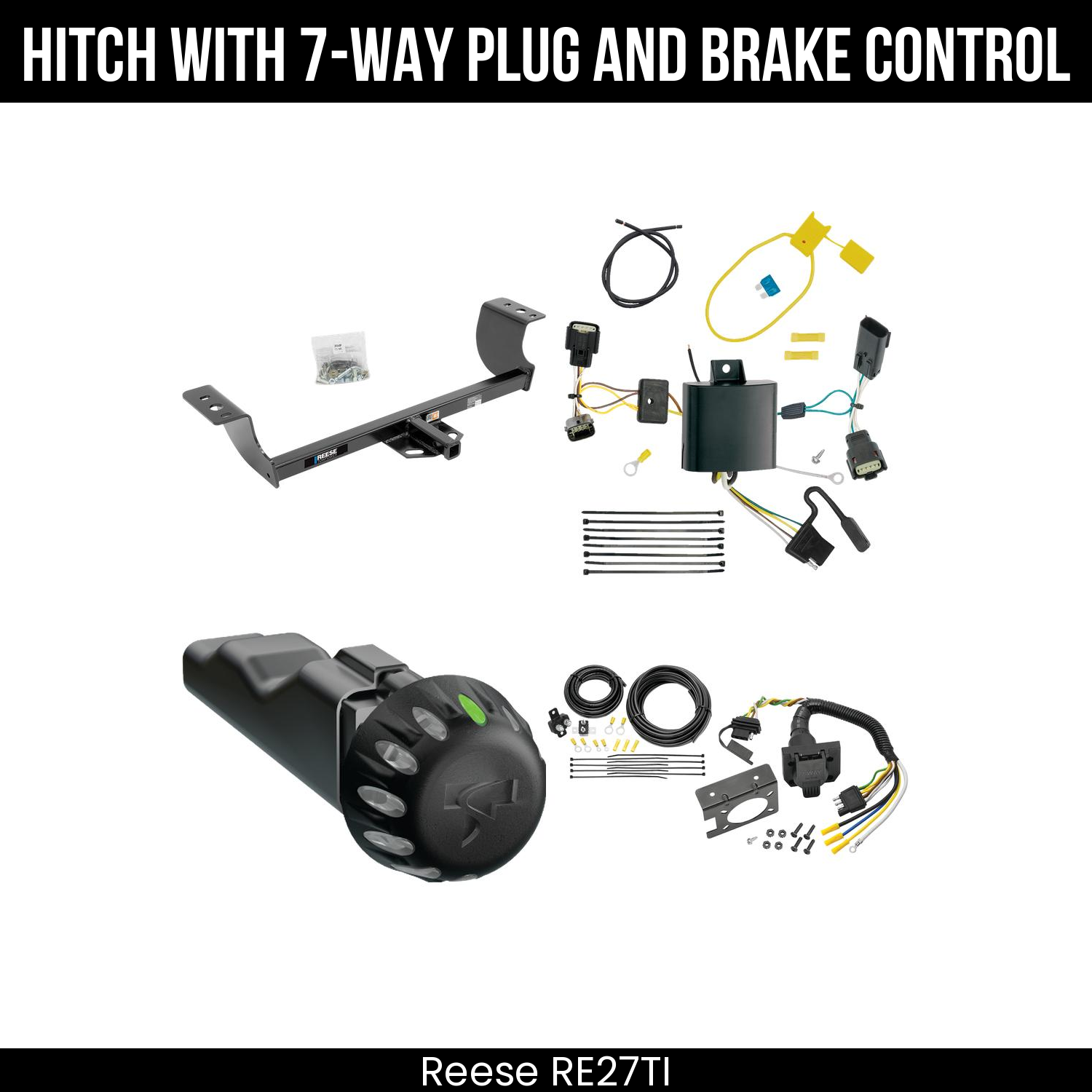 Trailer Hitch , 7-Way , Tekonsha Voyager iD Smart Brake Control