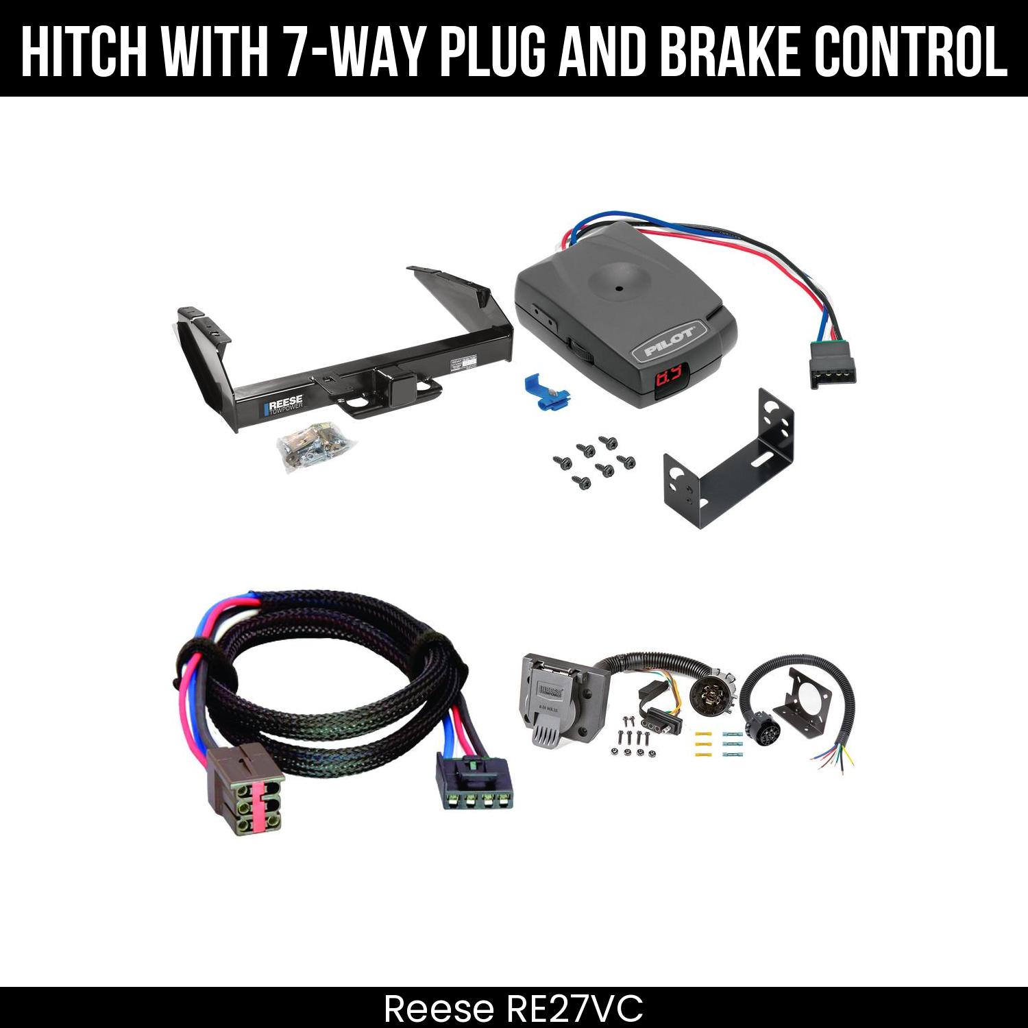 Trailer Hitch , 7-Way , Pro Series Pilot Brake Control