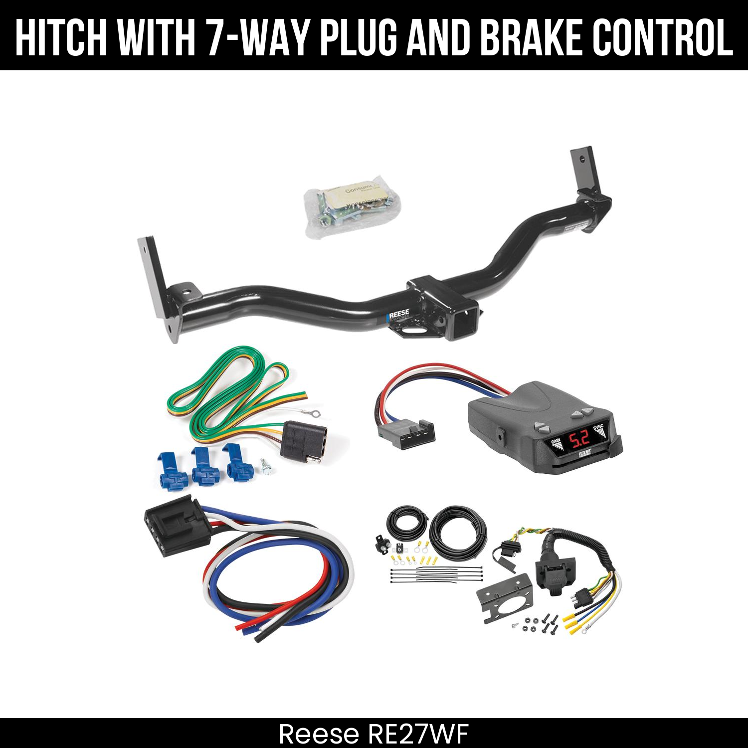Trailer Hitch , 7-Way , Reese Brakeman IV Brake Control