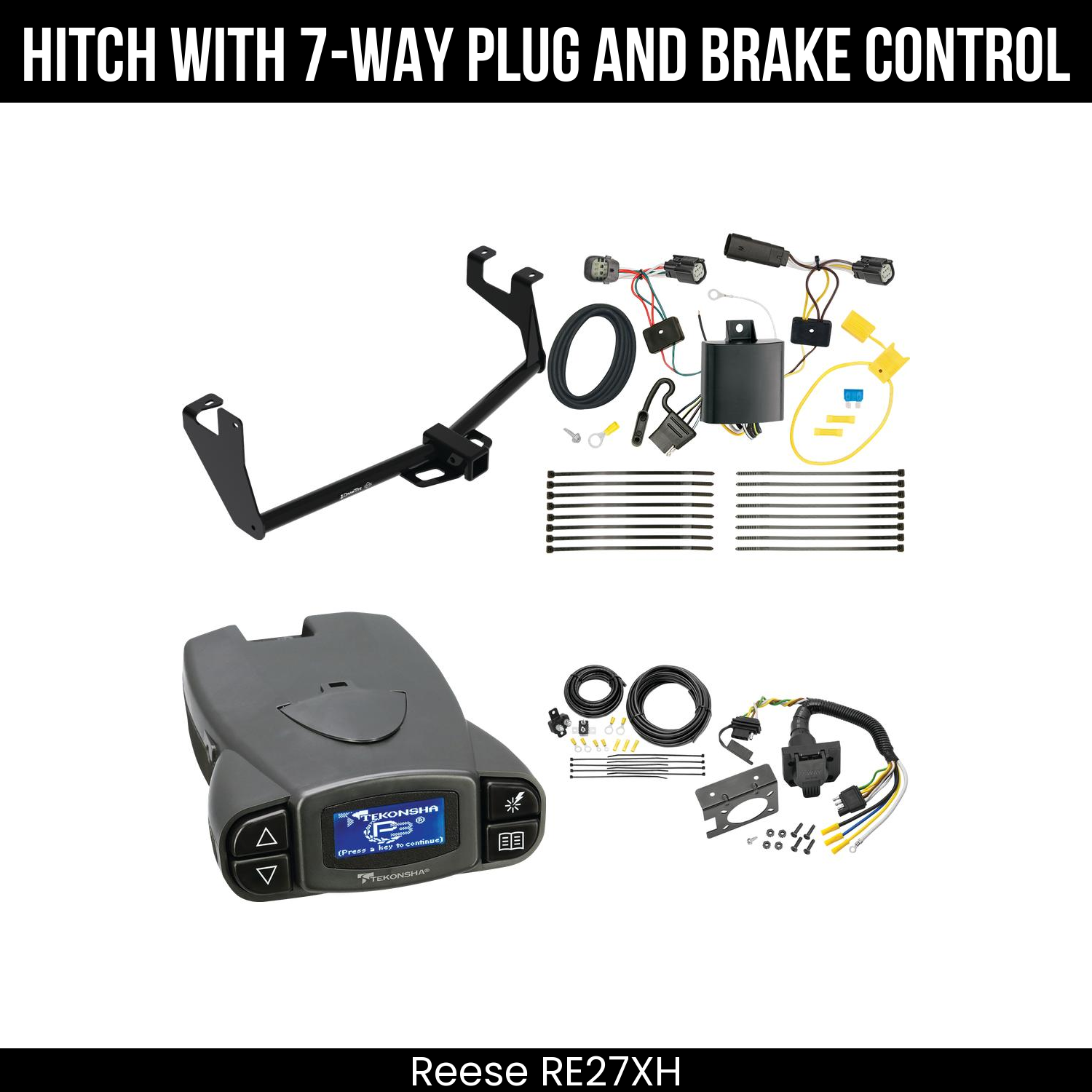 Trailer Hitch , 7-Way , Tekonsha Prodigy P3 Brake Control