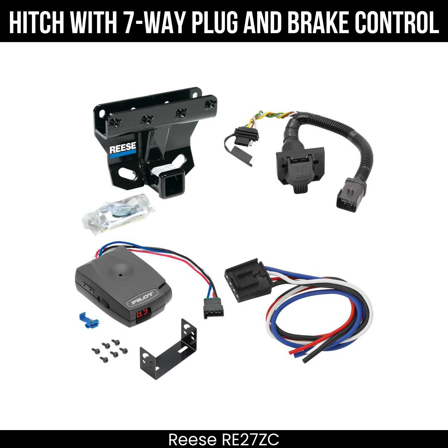 Trailer Hitch , 7-Way , Pro Series Pilot Brake Control