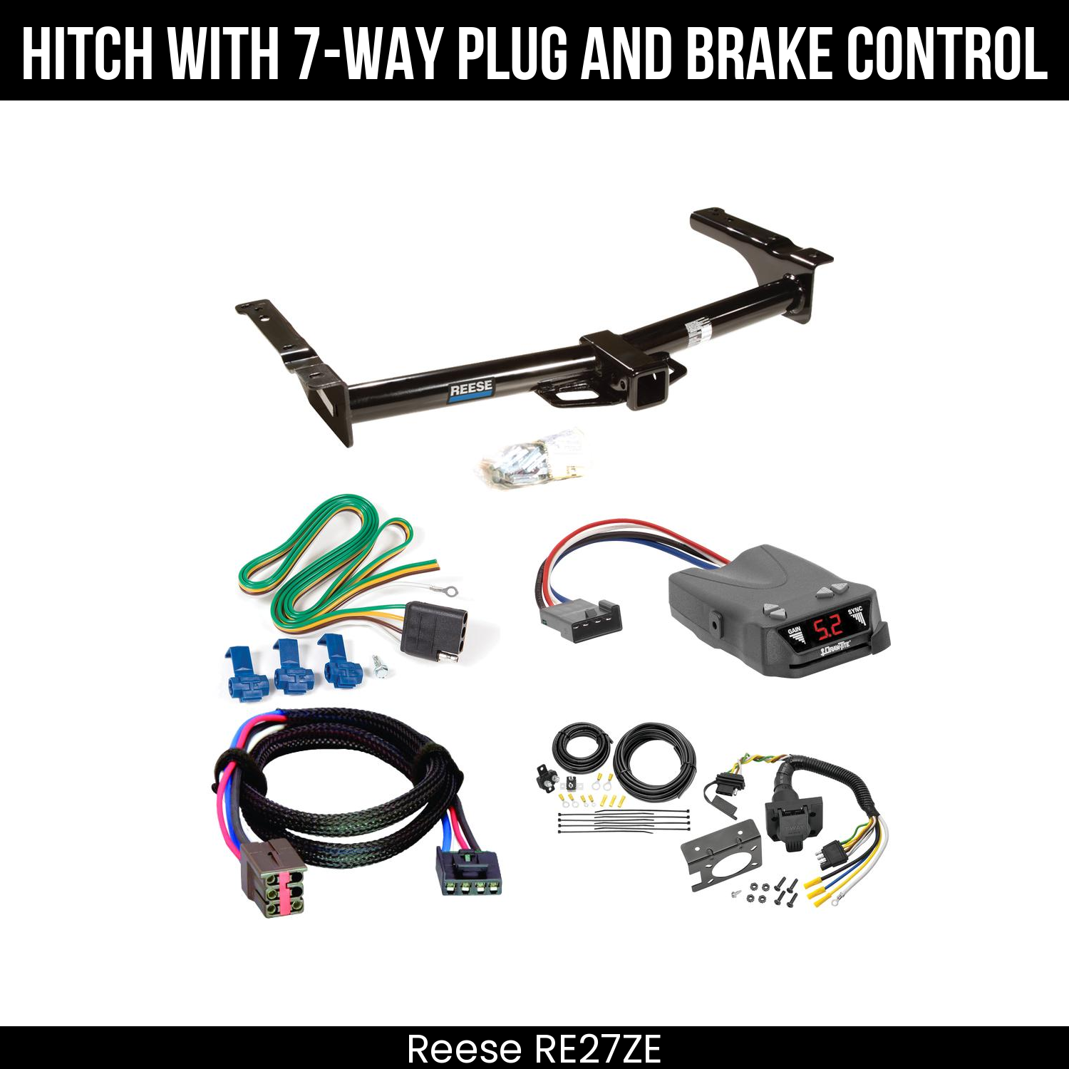 Trailer Hitch , 7-Way , Draw-Tite Activator IV Brake Control