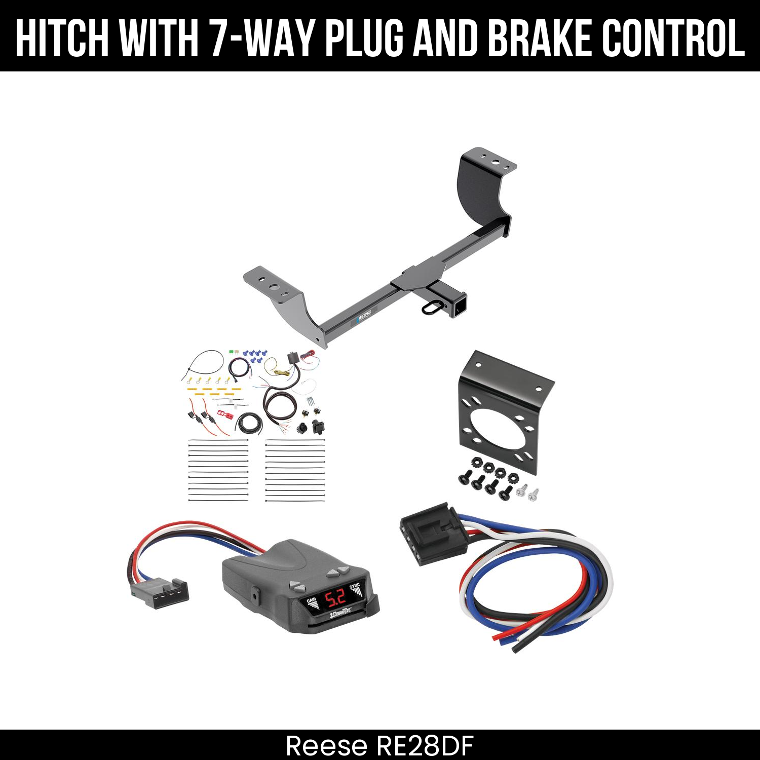 Trailer Hitch , 7-Way , Draw-Tite Activator IV Brake Control