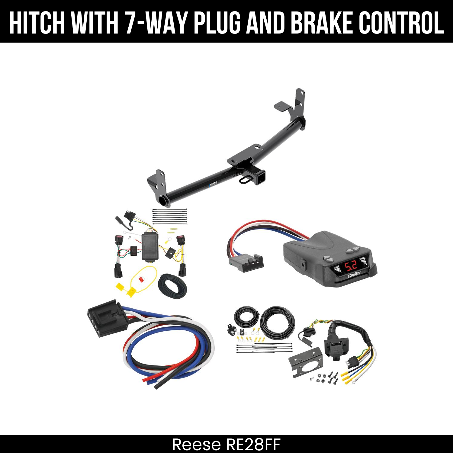Trailer Hitch , 7-Way , Draw-Tite Activator IV Brake Control