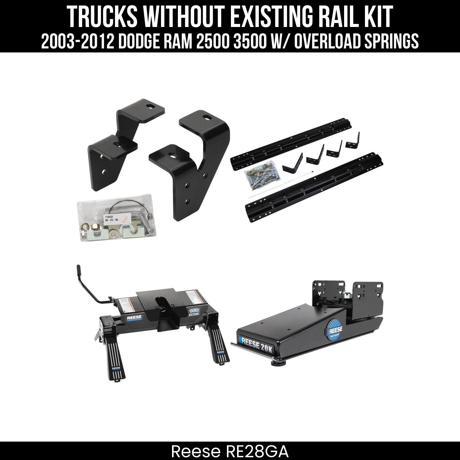 5th Wheel Hitch Bracket Kit,5th Wheel Hitch Mounting Rail & Bracket Kit,Replacement 5th Wheel Head,Replacement 5th Wheel Legs,Sidewinder 5th Wheel Pin Box