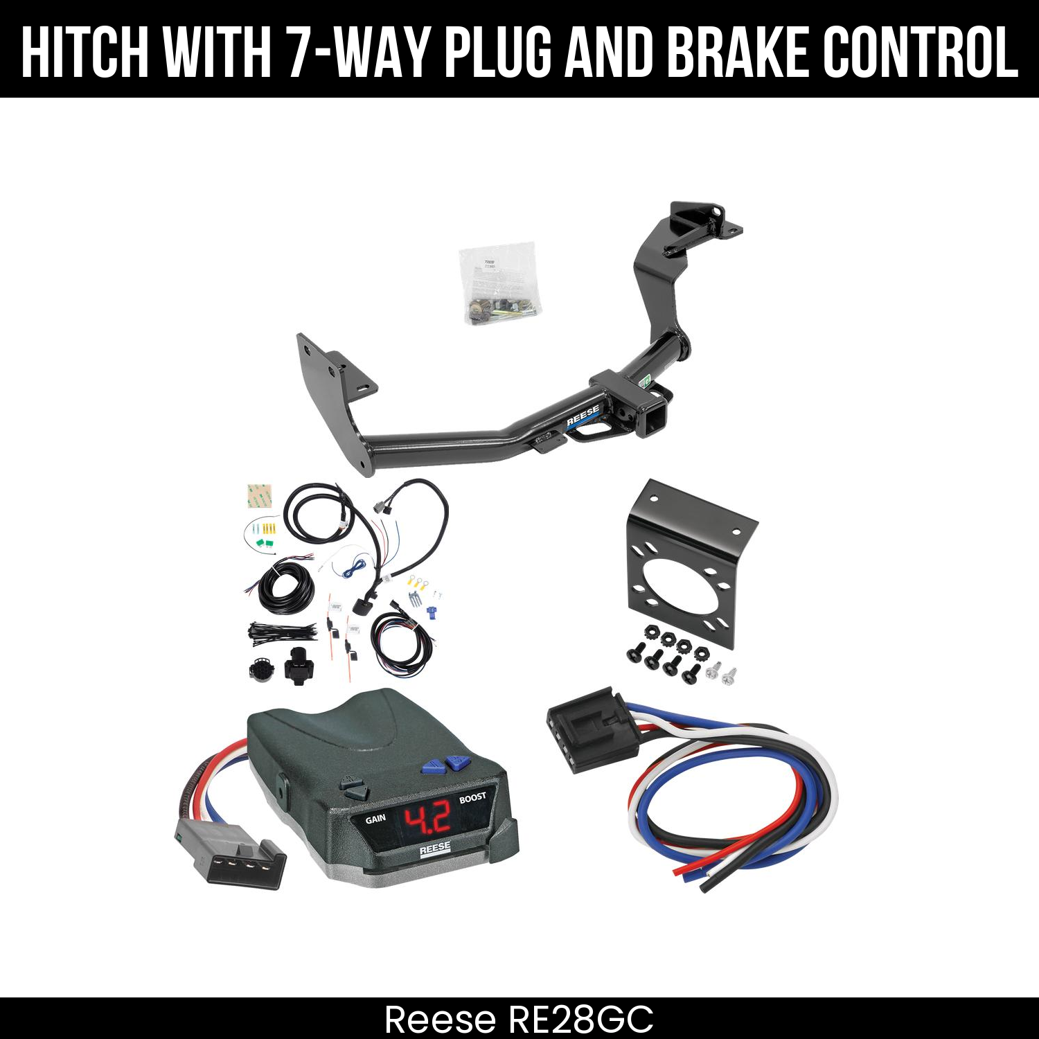 Trailer Hitch , 7-Way , Reese Brake EVN Control