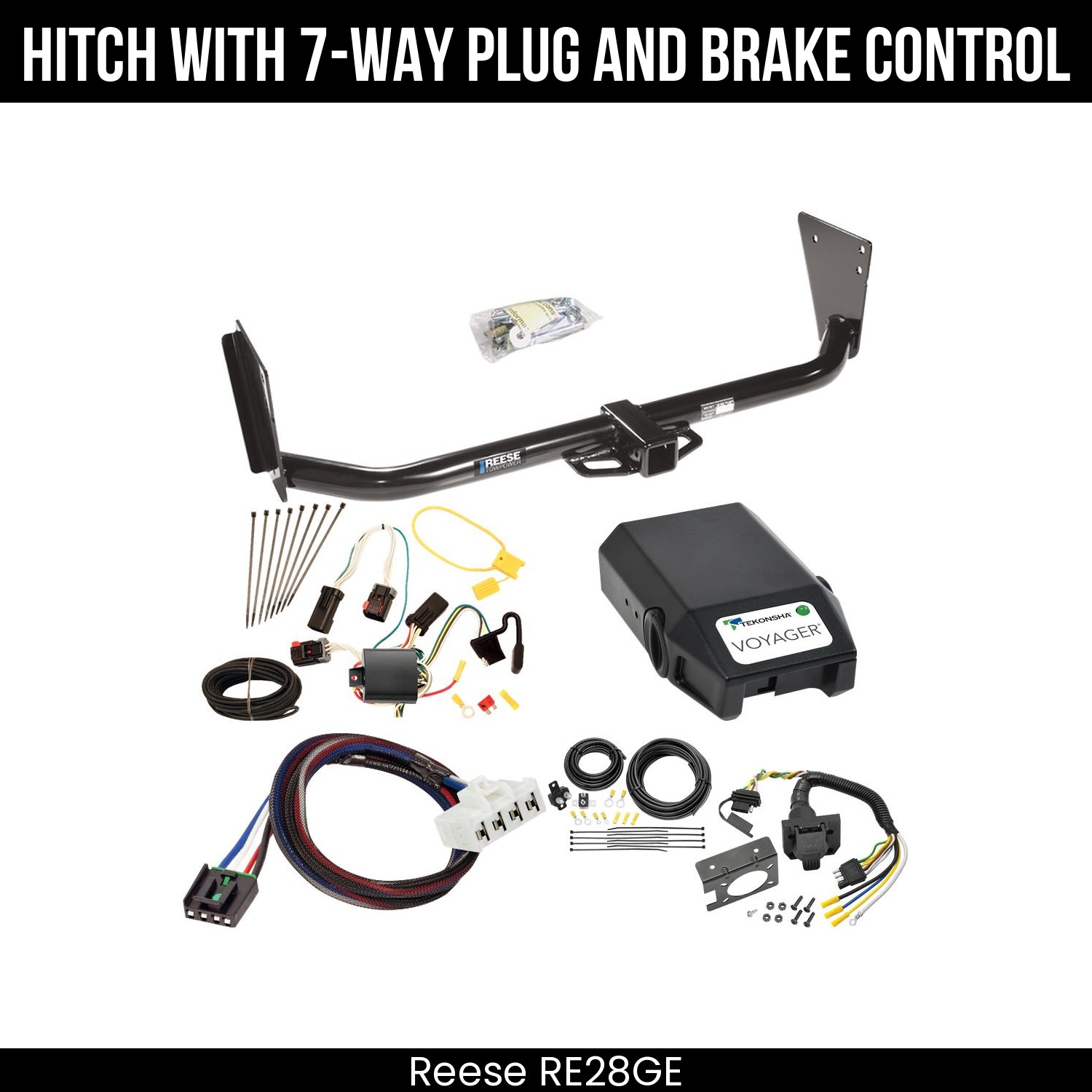 Trailer Hitch , 7-Way , Tekonsha Voyager Brake Control