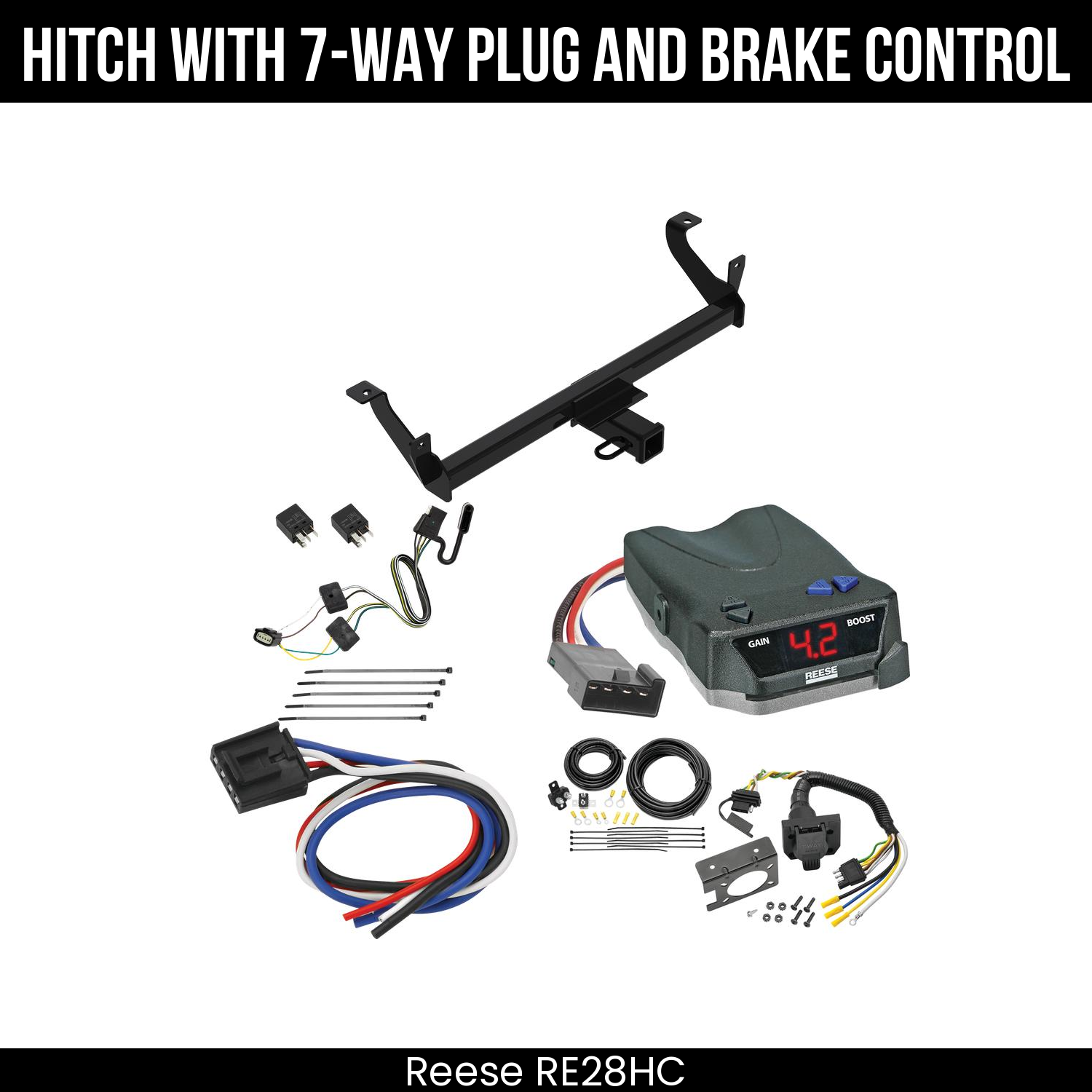 Trailer Hitch , 7-Way , Reese Brake EVN Control