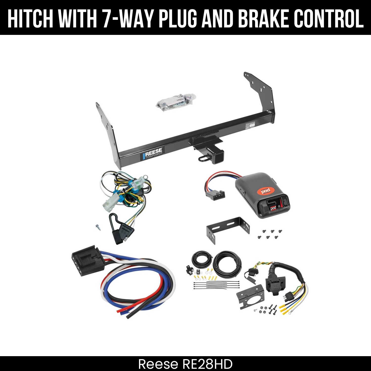 Trailer Hitch , 7-Way , Pro Series POD Brake Control