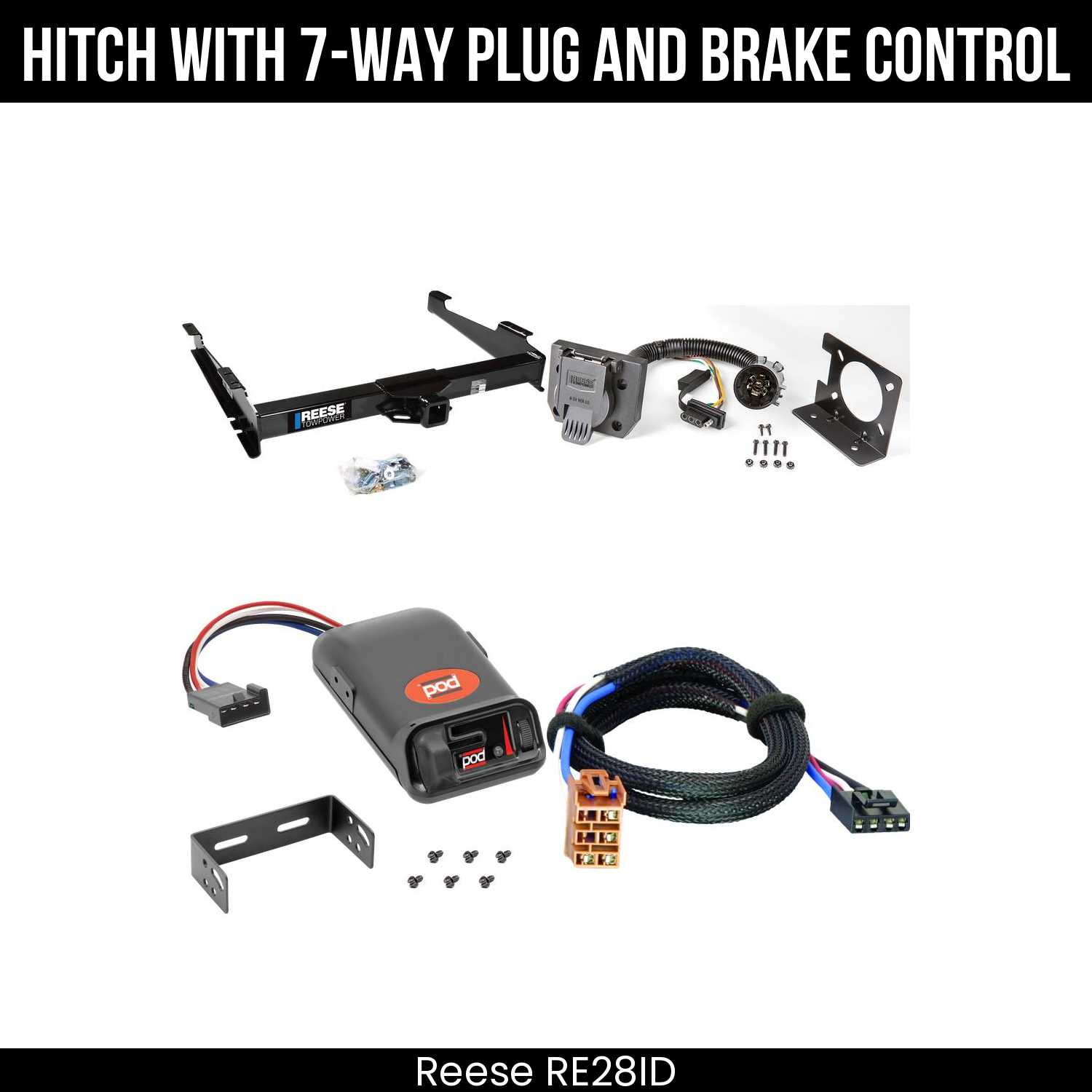 Trailer Hitch , 7-Way , Pro Series POD Brake Control