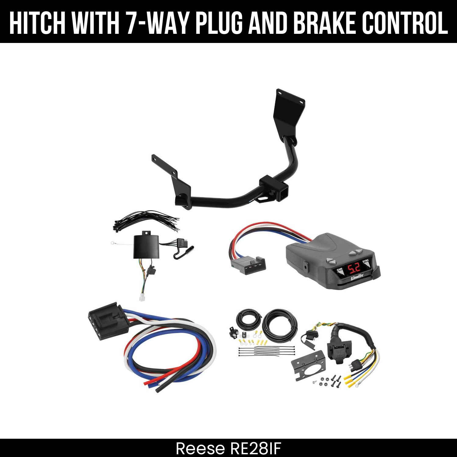 Trailer Hitch , 7-Way , Draw-Tite Activator IV Brake Control