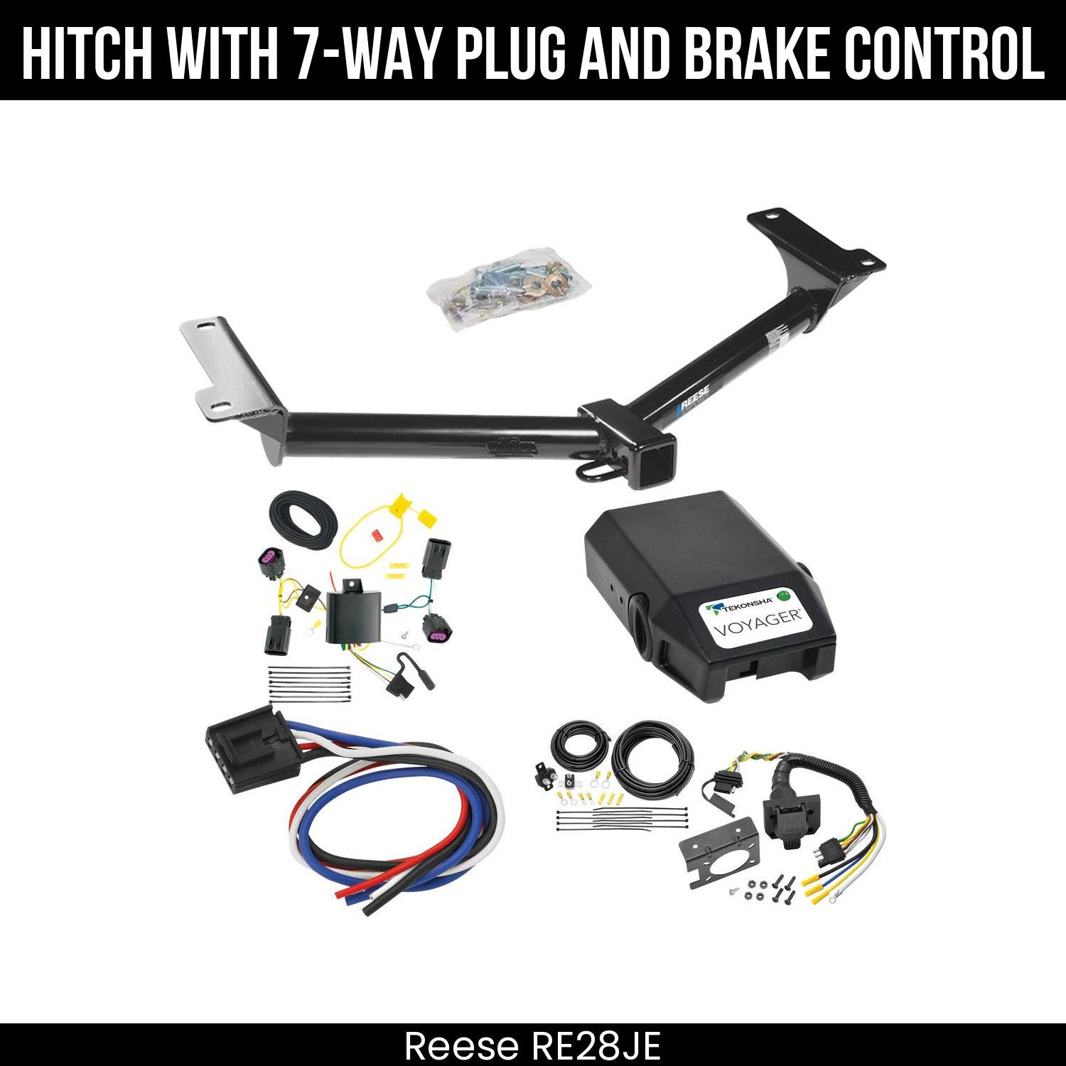 Trailer Hitch , 7-Way , Tekonsha Voyager Brake Control